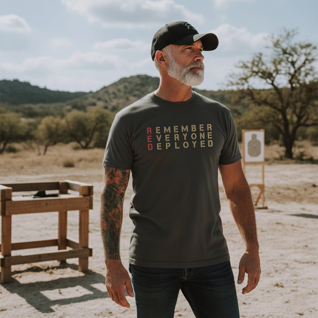 RED Until They All Come Home Remember T-Shirt