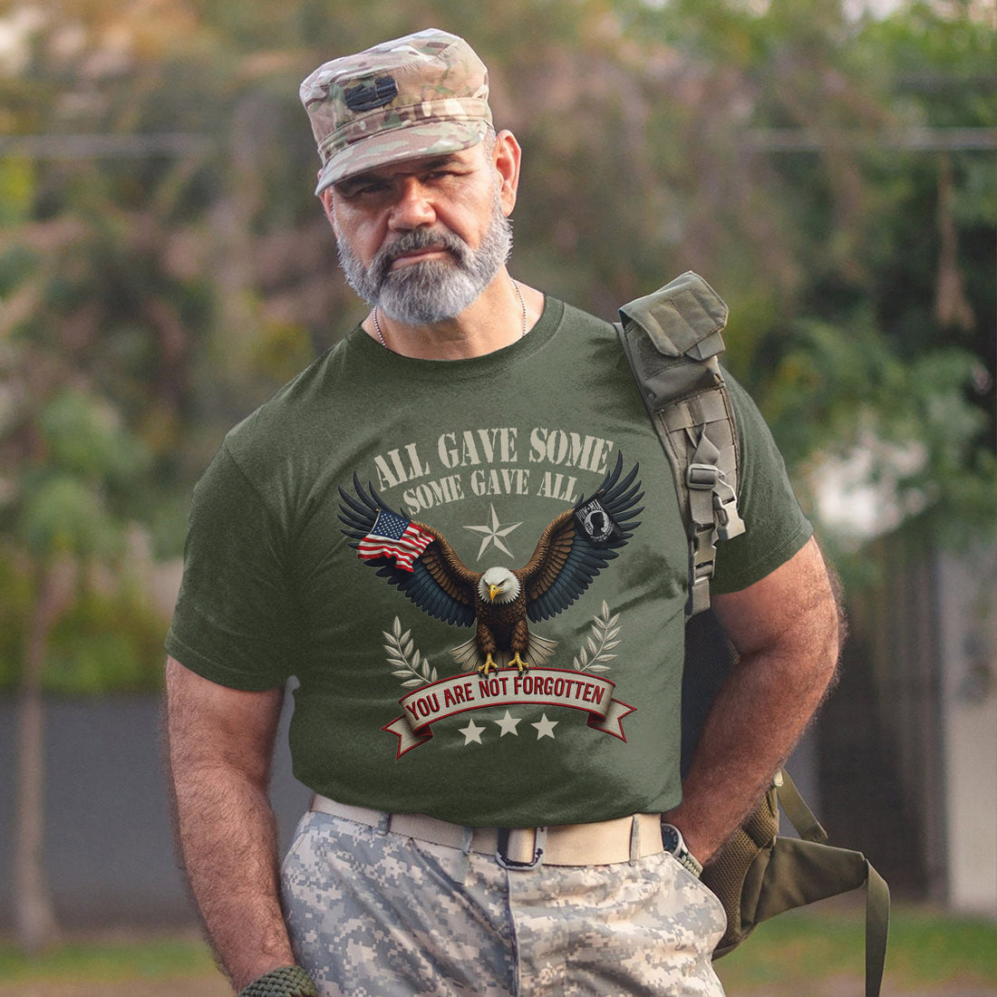 All Gave Some Some Gave All You Are Not Forgotten POW MIA Day US Military Veteran T-Shirt