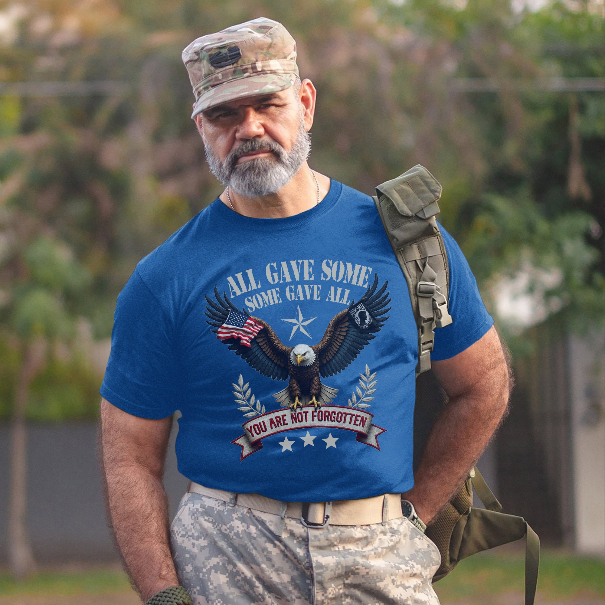 All Gave Some Some Gave All You Are Not Forgotten POW MIA Day US Military Veteran T-Shirt
