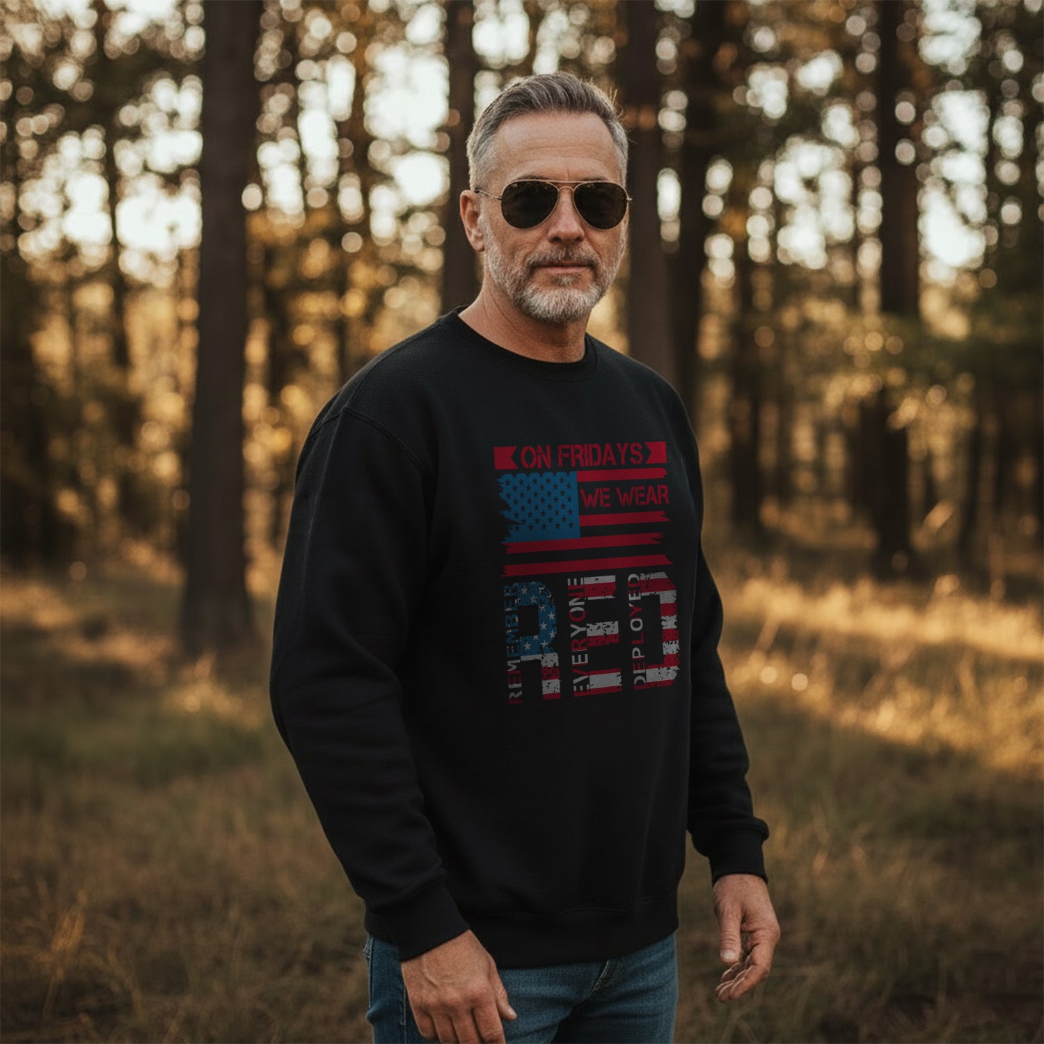 On Fridays We Wear Red Remember Sweatshirt