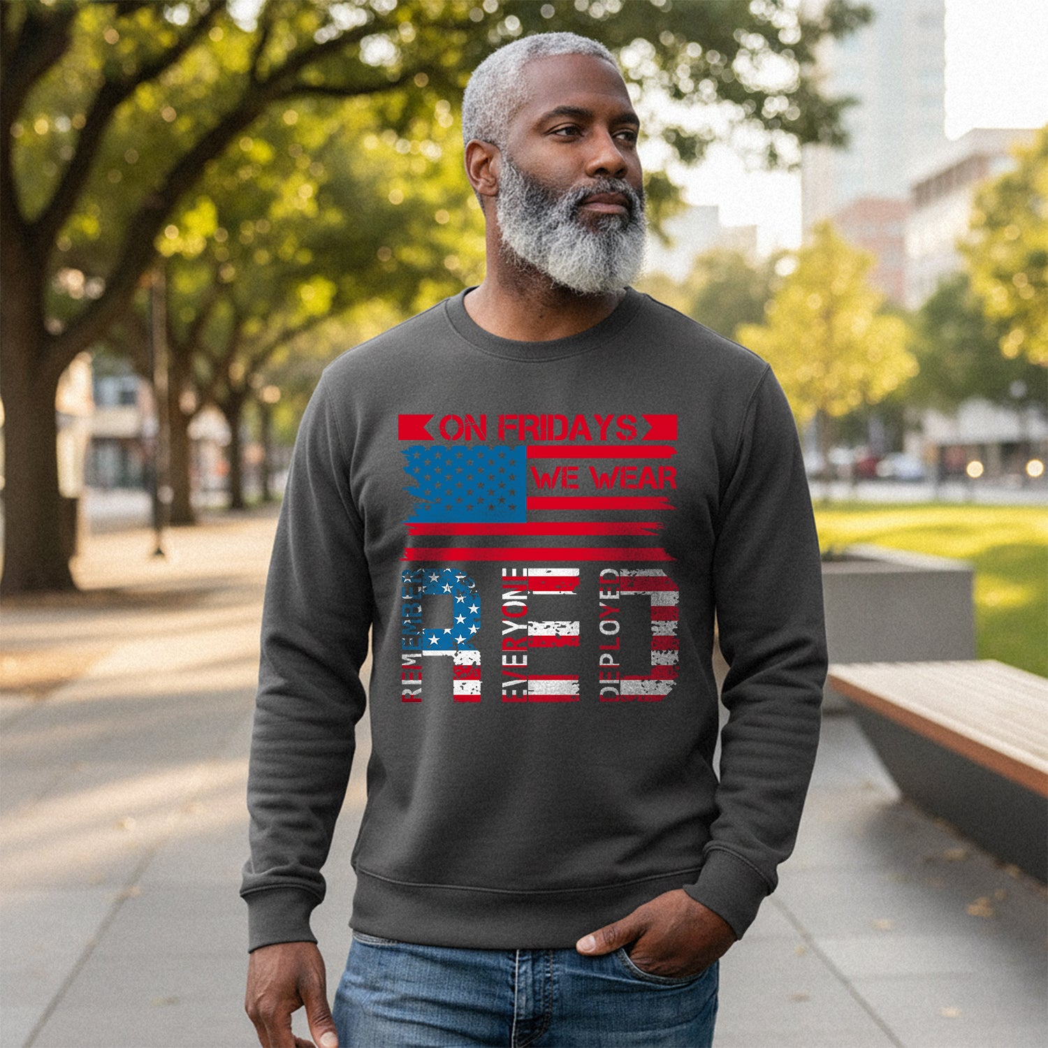 On Fridays We Wear Red Remember Sweatshirt