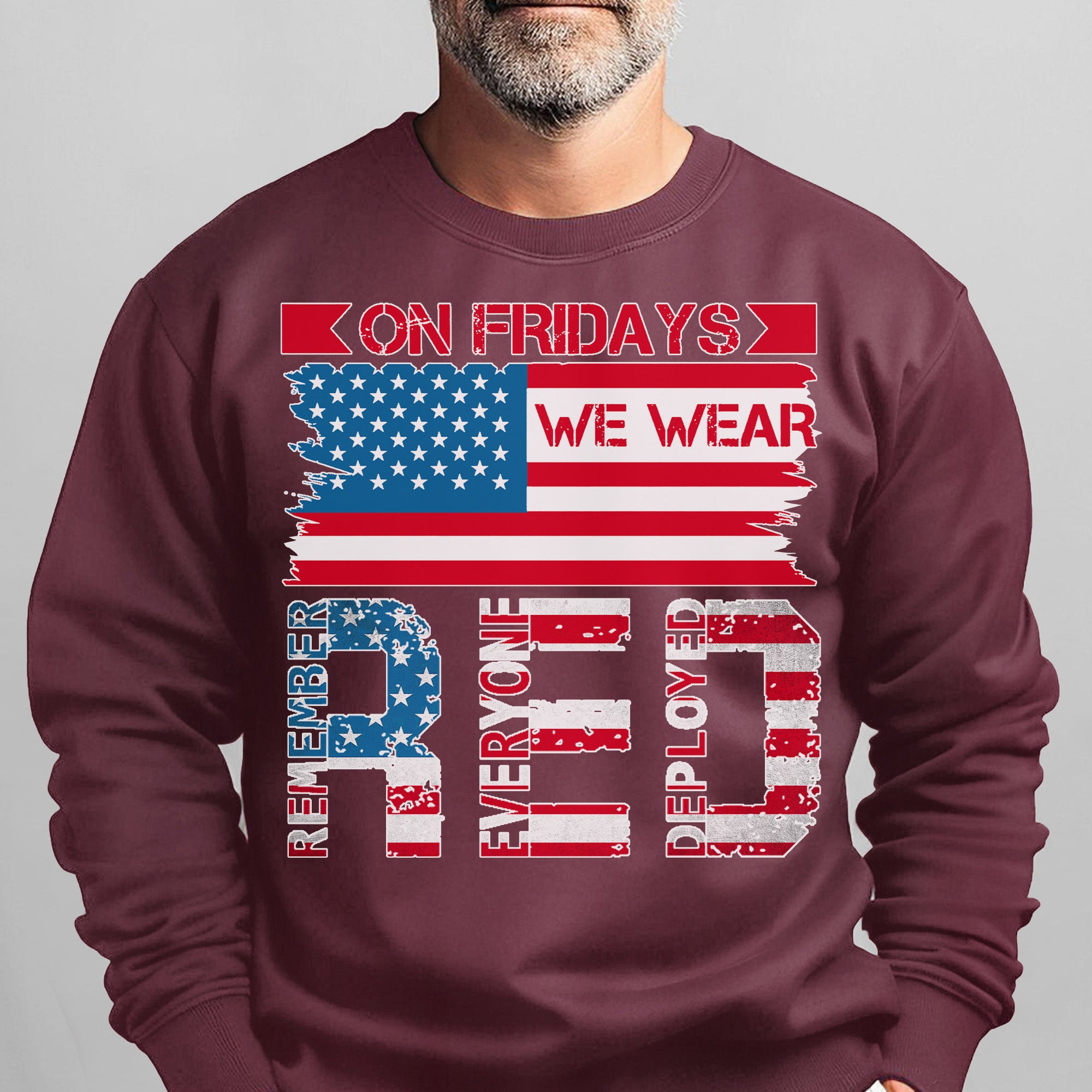 On Fridays We Wear Red Remember Sweatshirt