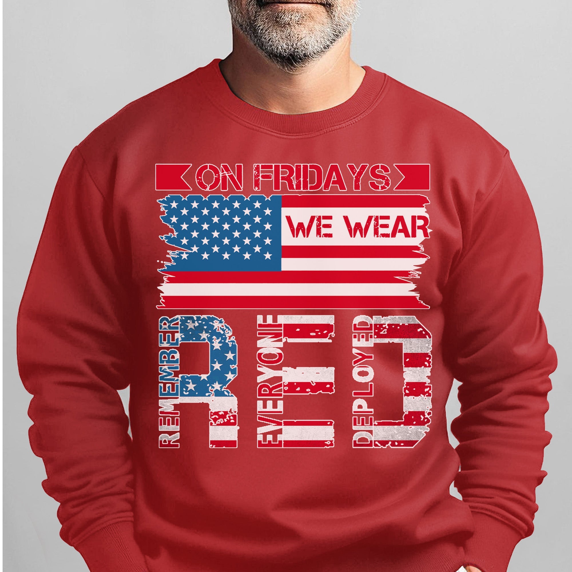 On Fridays We Wear Red Remember Sweatshirt