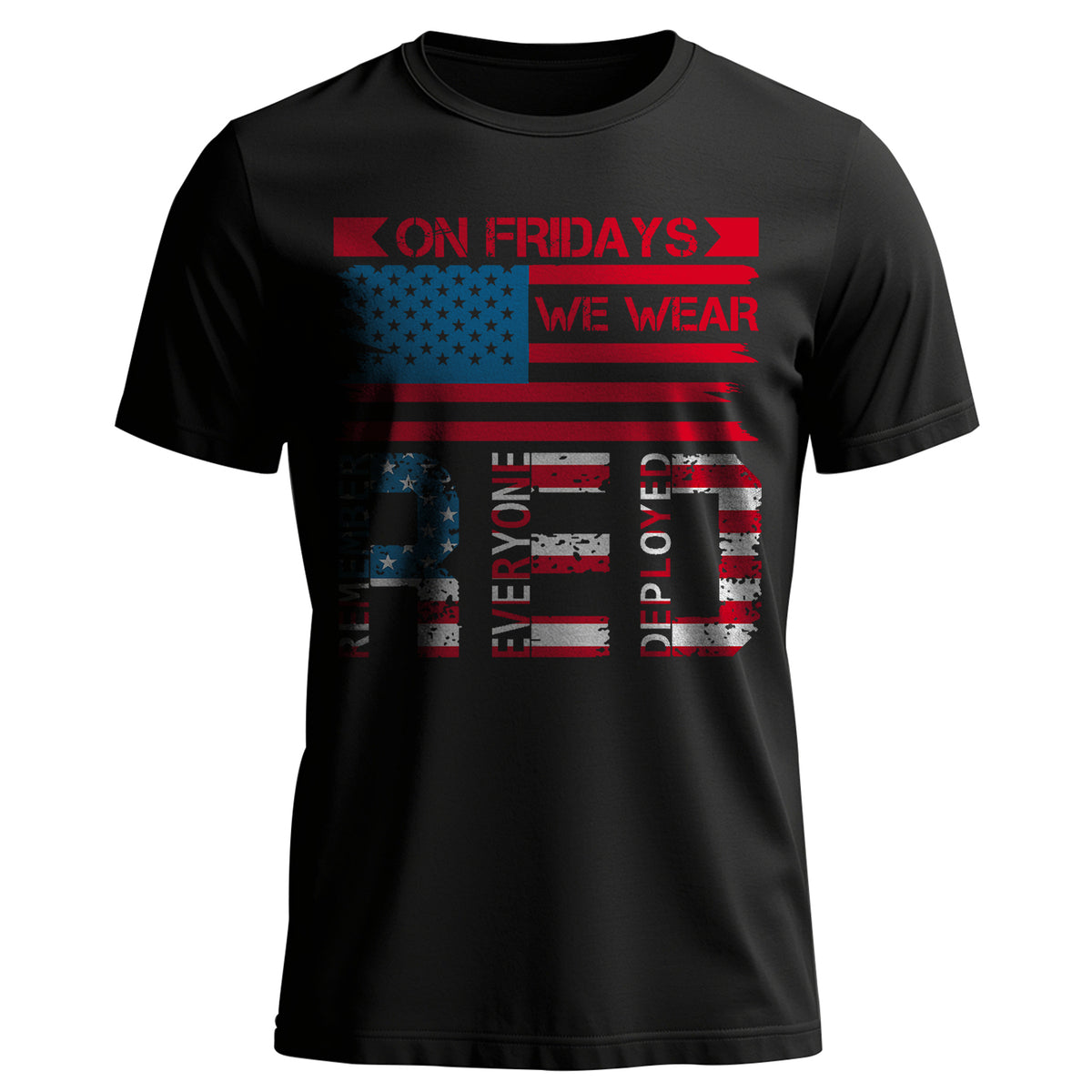 On Fridays We Wear Red Remember Everyone T-Shirt Main image