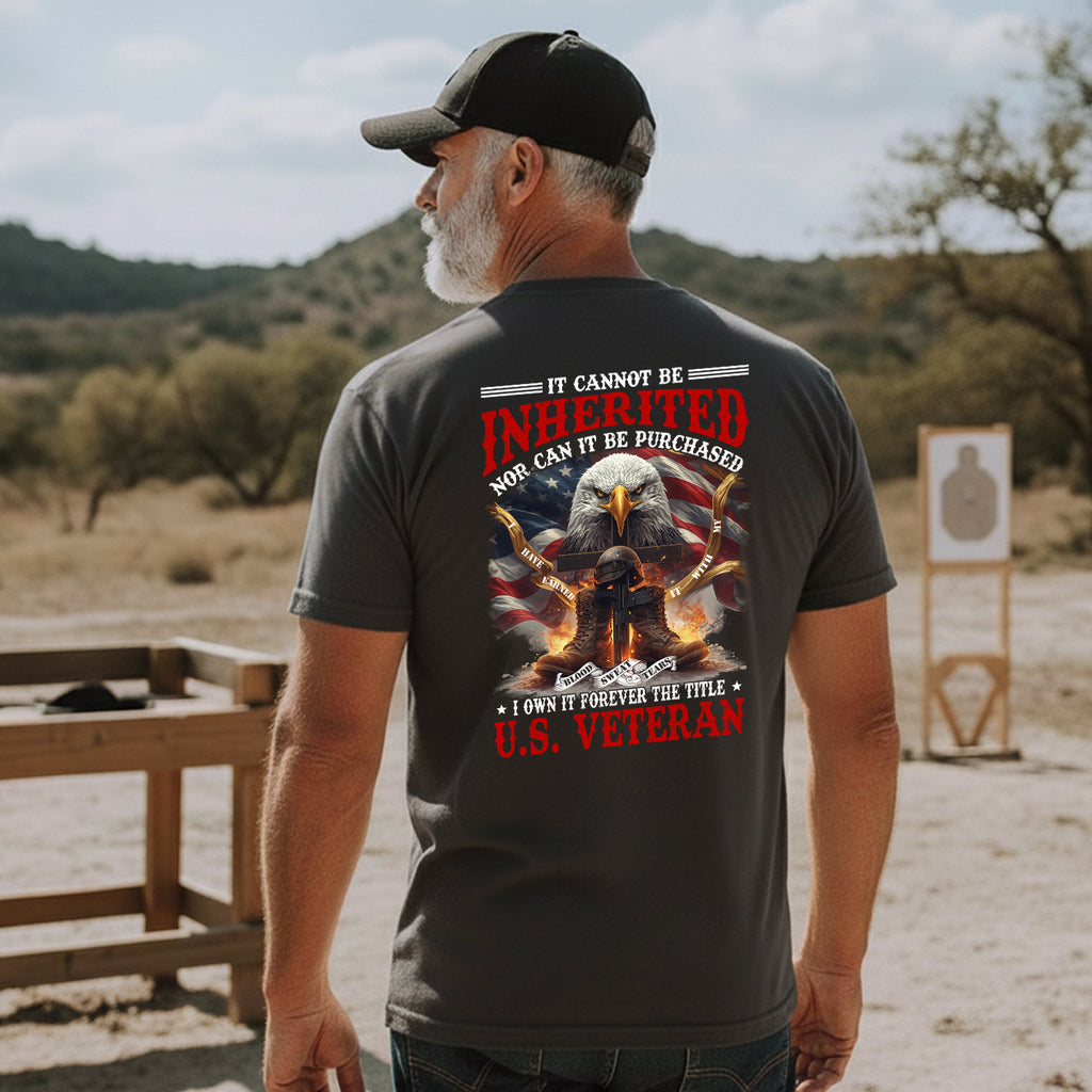 Earned With My Blood Sweat Tears Cannot Be Inherited or Purchased I Own the Title T-Shirt