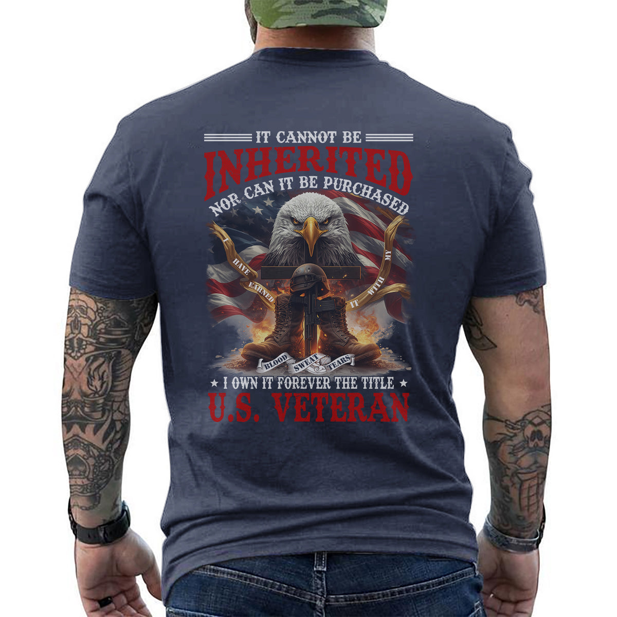 Earned With My Blood Sweat Tears Cannot Be Inherited or Purchased I Own the Title T-Shirt