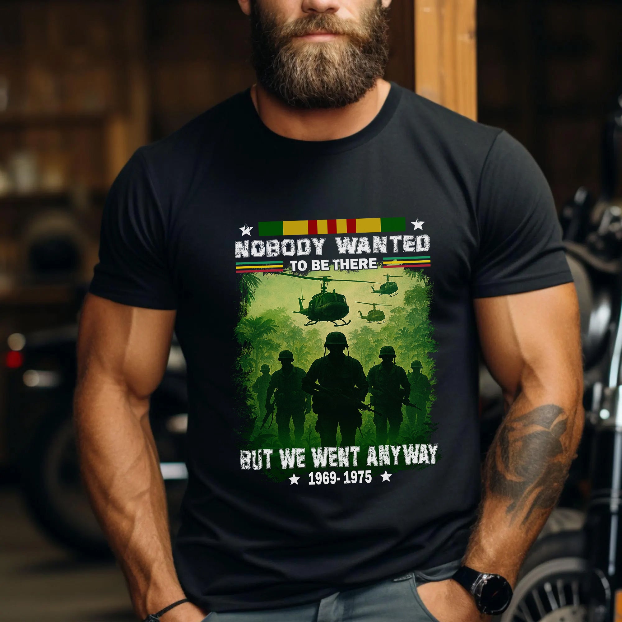 Nobody Wanted To Be There But We Went Anyway US Veteran Gift Personalized T-Shirt