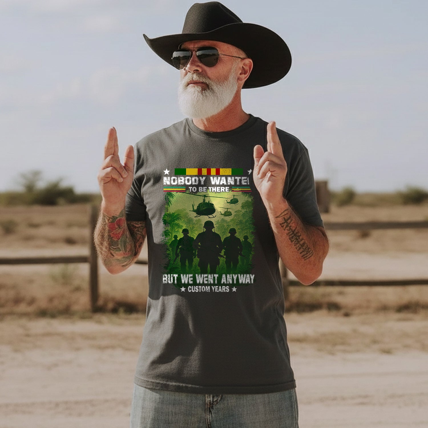 Nobody Wanted To Be There But Personalized T-Shirt