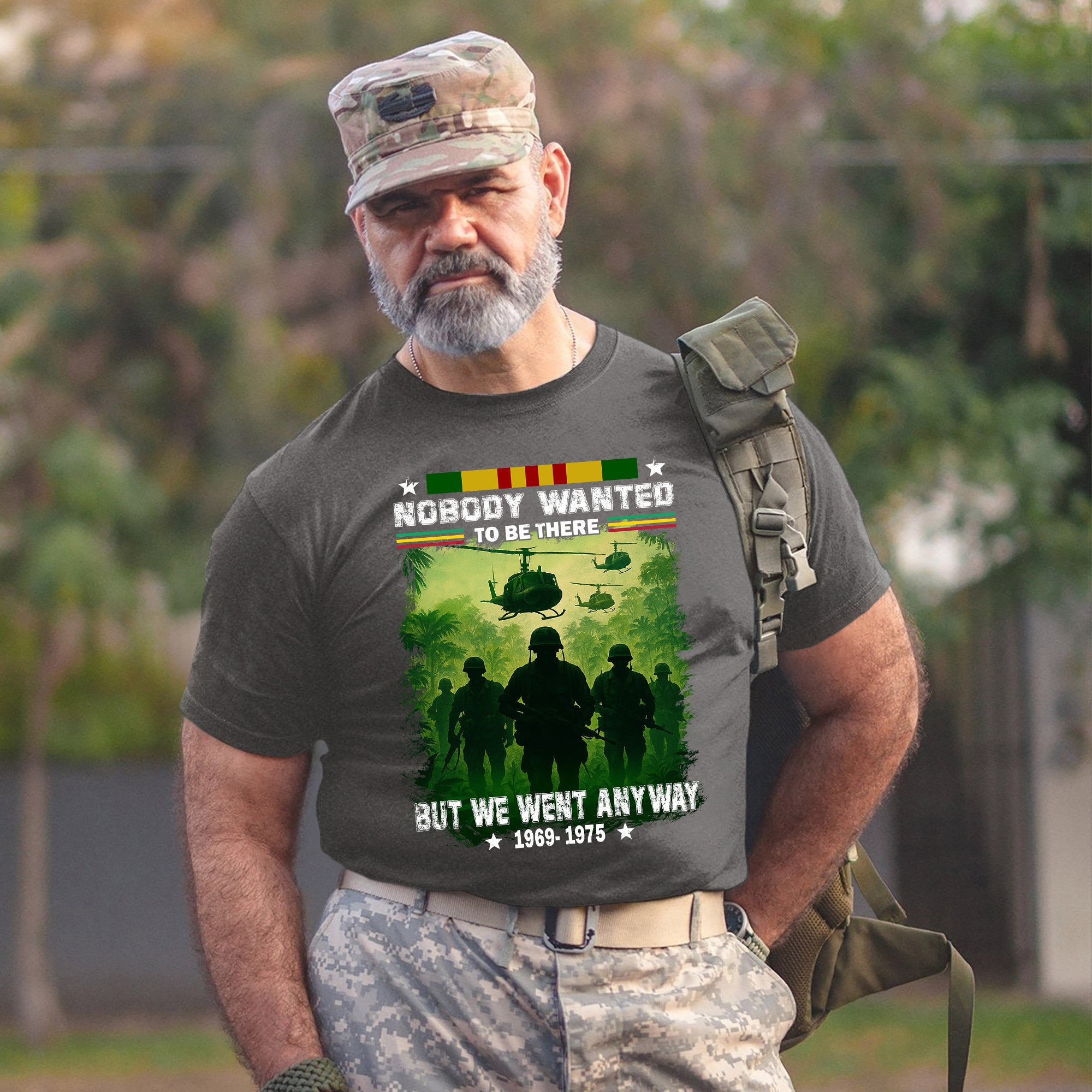 Nobody Wanted To Be There But We Went Anyway US Veteran Gift Personalized T-Shirt