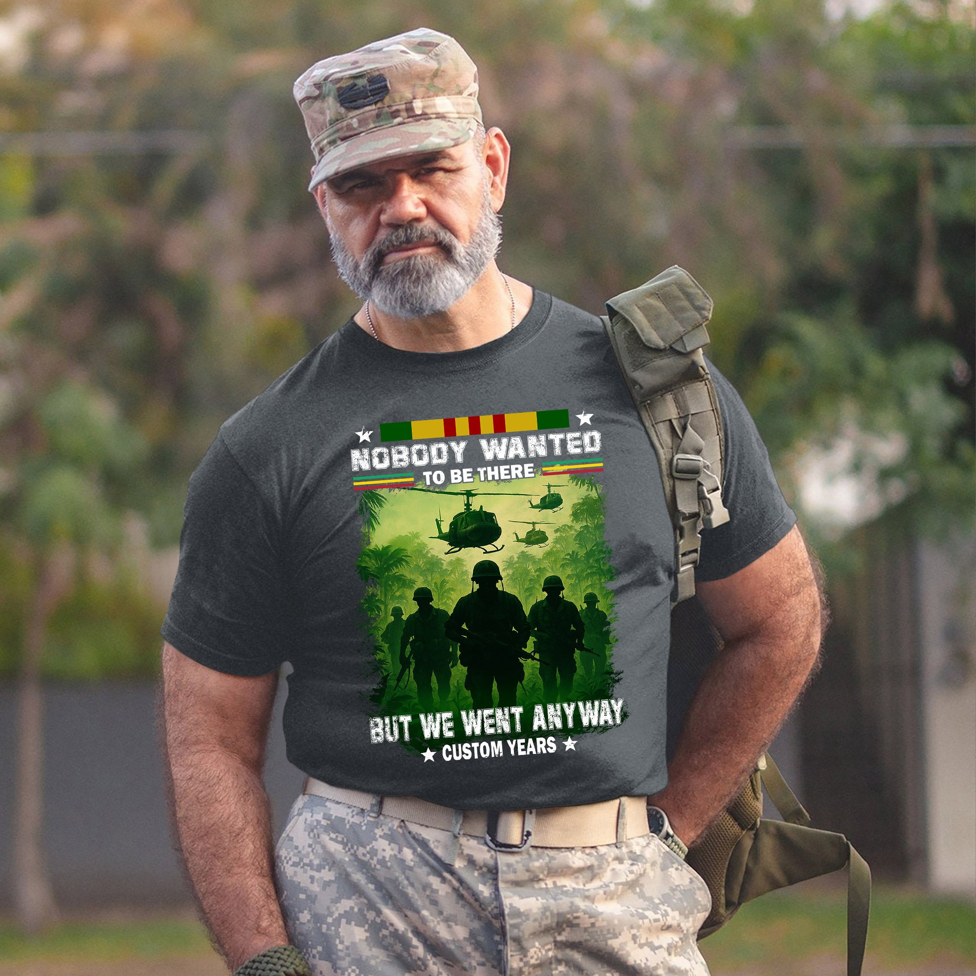 Nobody Wanted To Be There But We Went Anyway US Veteran Gift Personalized T-Shirt