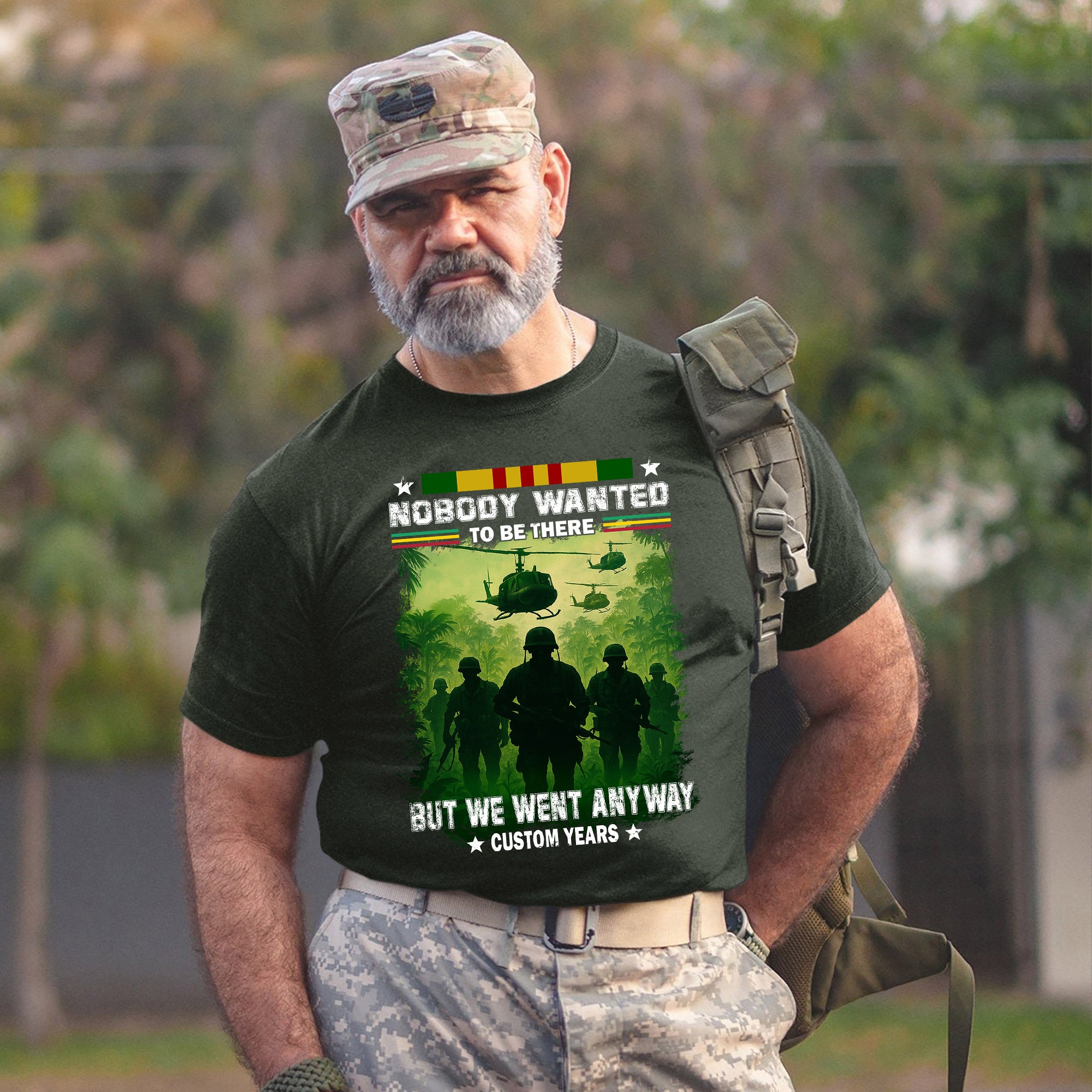 Nobody Wanted To Be There But We Went Anyway US Veteran Gift Personalized T-Shirt