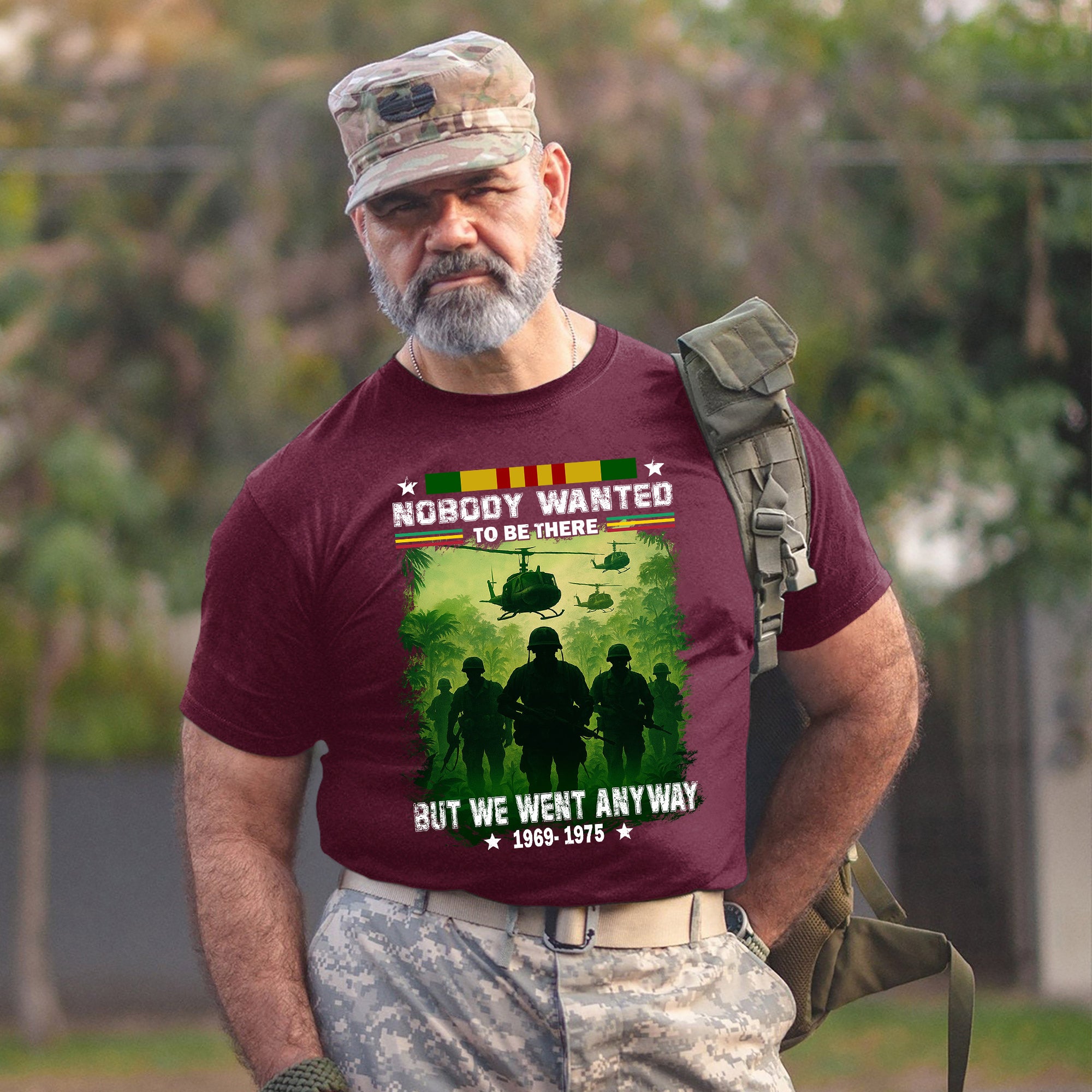 Nobody Wanted To Be There But We Went Anyway US Veteran Gift Personalized T-Shirt