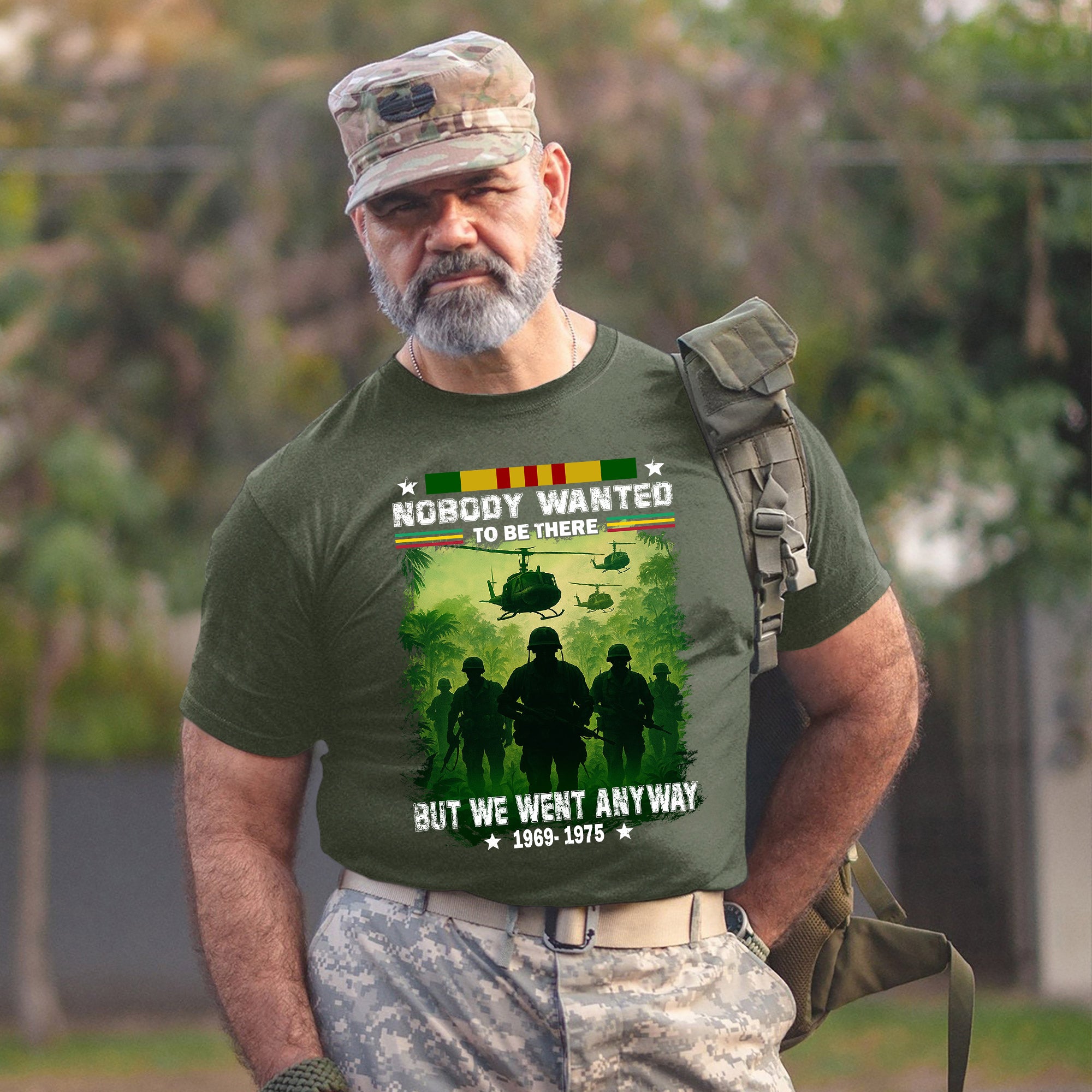 Nobody Wanted To Be There But We Went Anyway US Veteran Gift Personalized T-Shirt