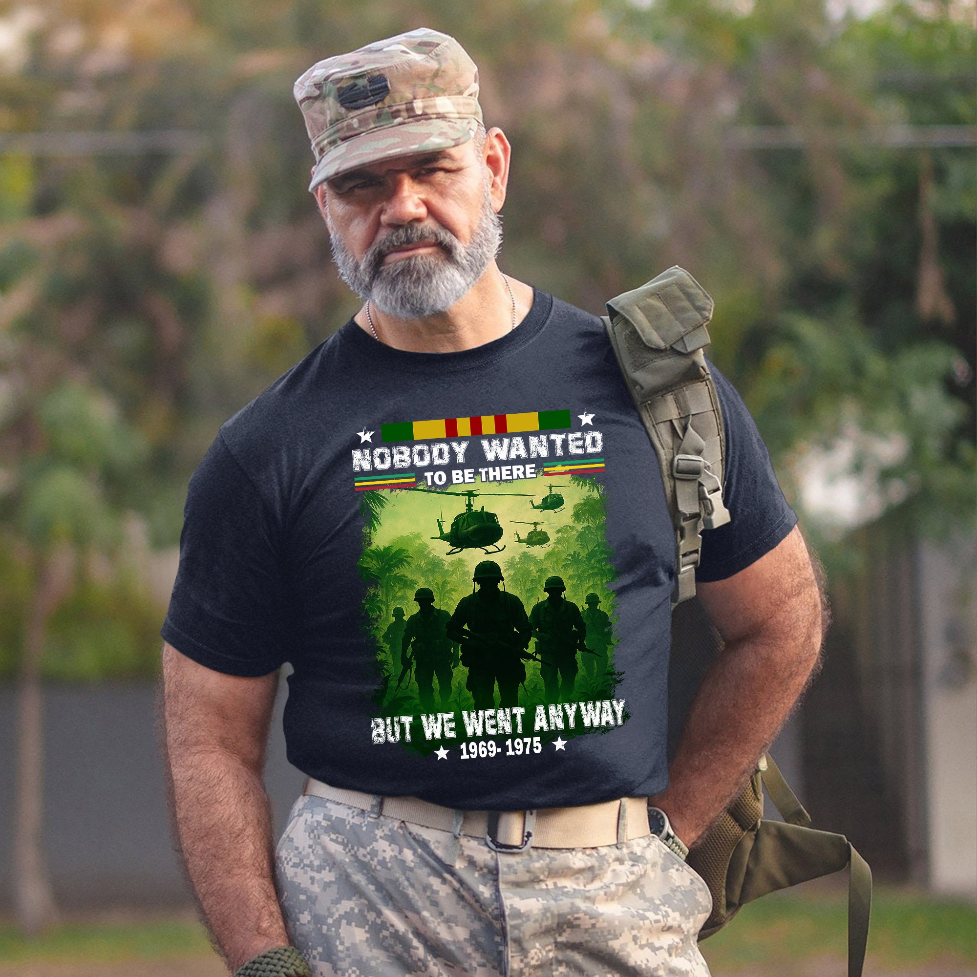 Nobody Wanted To Be There But We Went Anyway US Veteran Gift Personalized T-Shirt