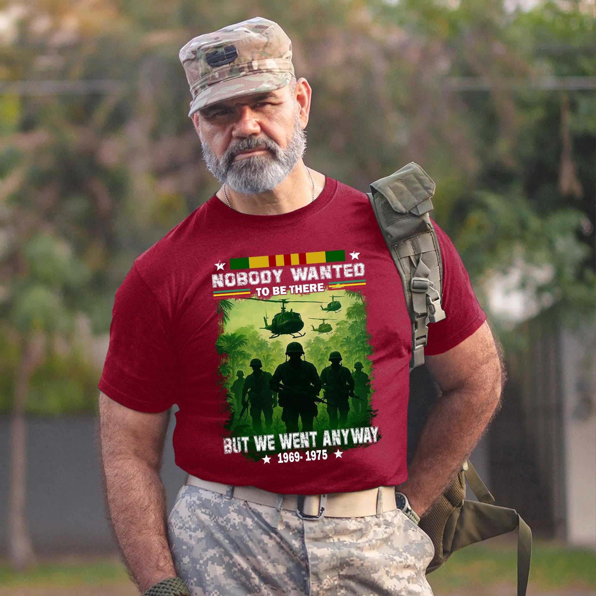 Nobody Wanted To Be There But We Went Anyway US Veteran Gift Personalized T-Shirt