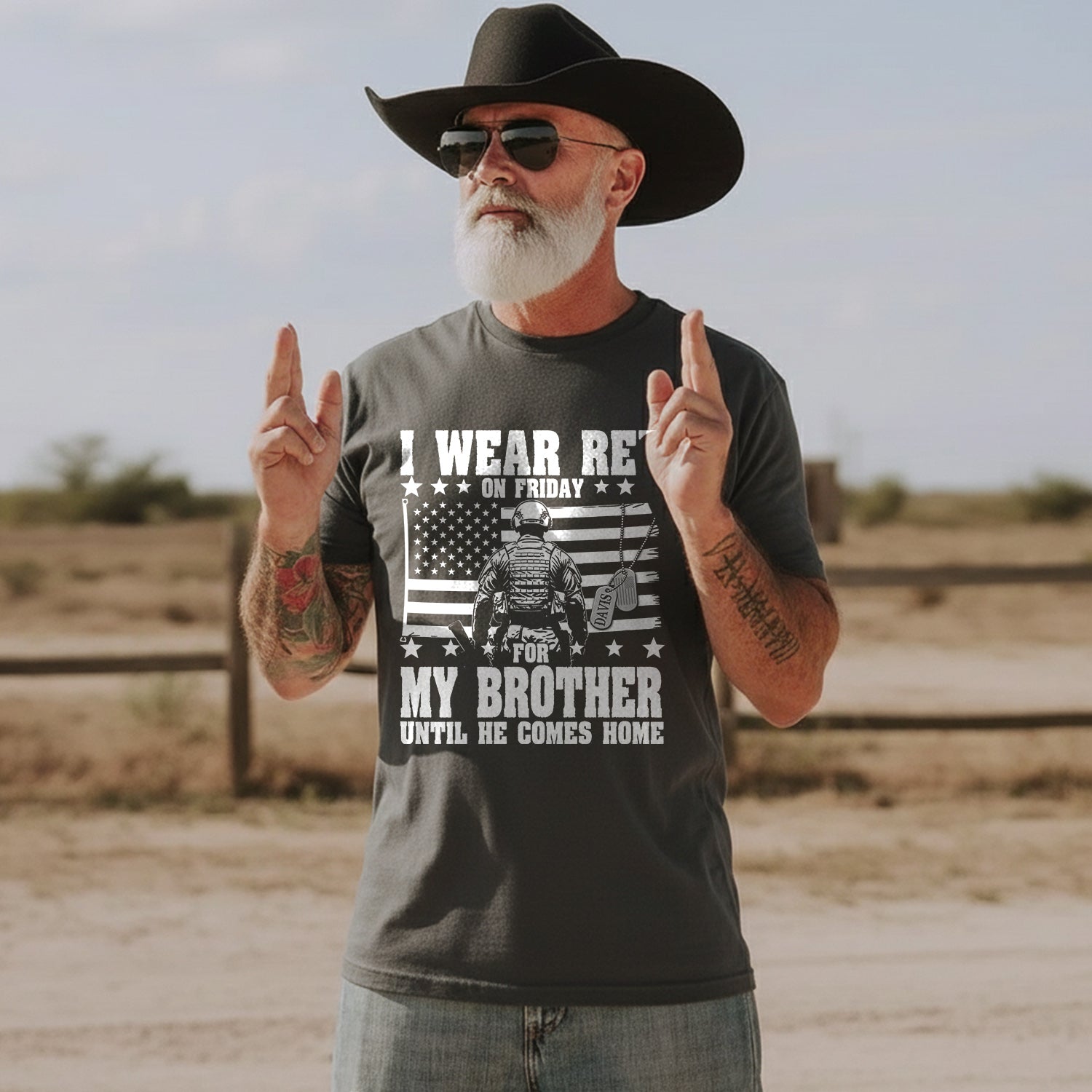 Red Friday for My Son Until Personalized T-Shirt