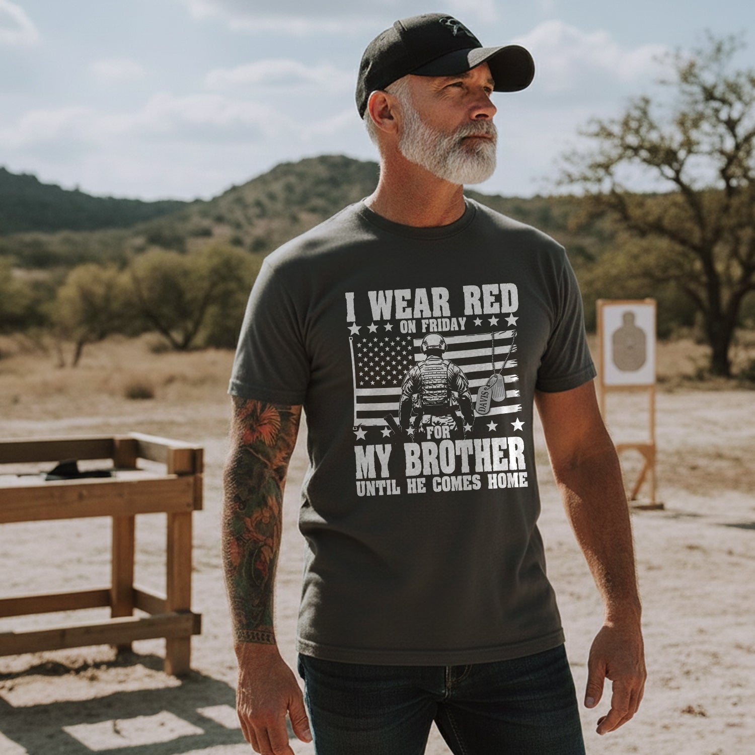 Red Friday for My Son Until Personalized T-Shirt