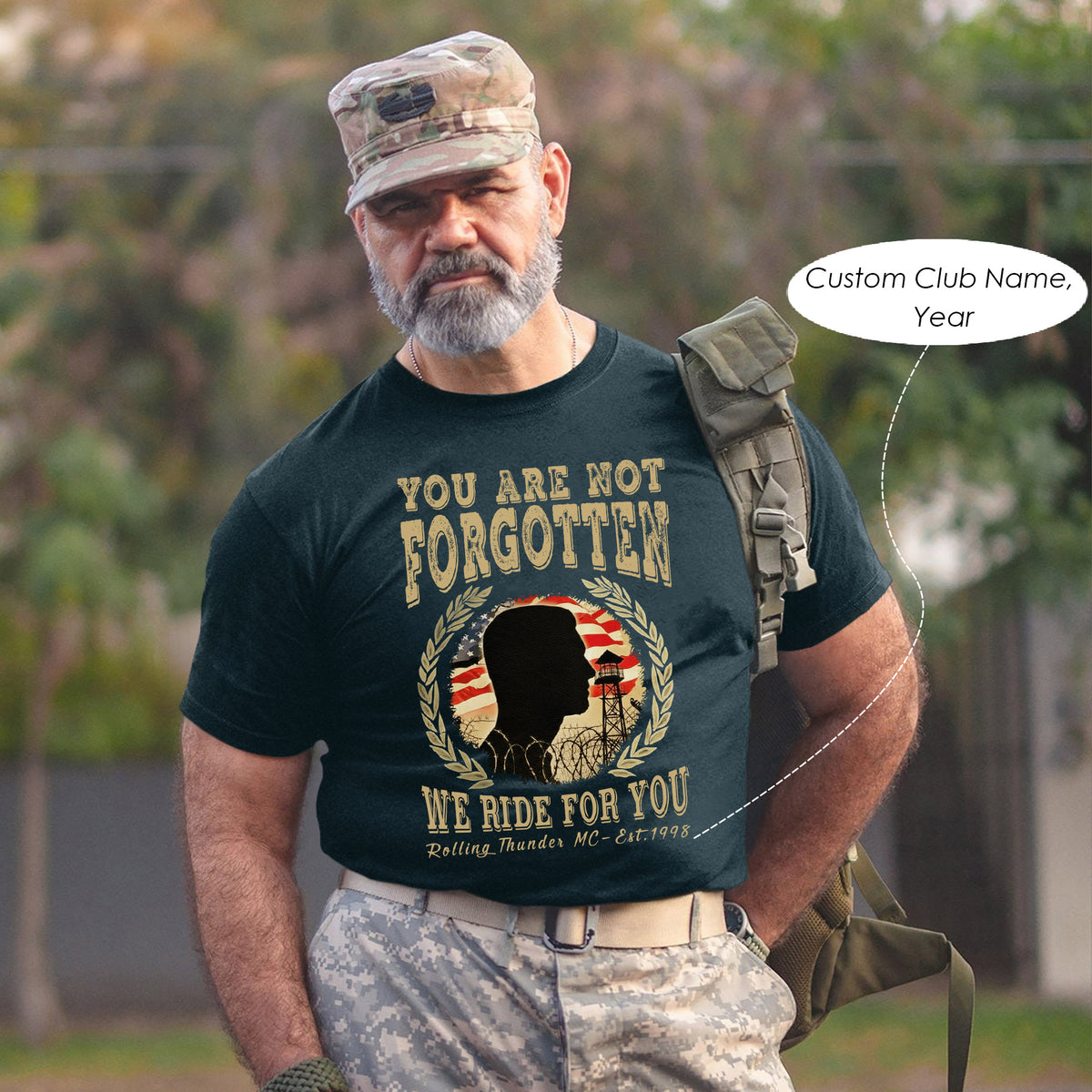 You Are Not Forgotten We Ride Personalized T-Shirt
