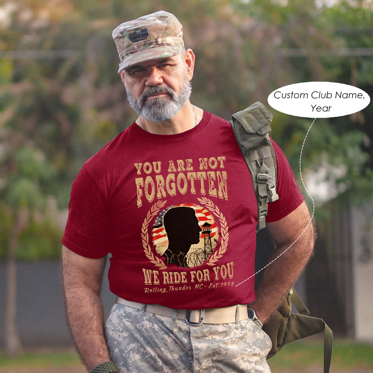 You Are Not Forgotten We Ride Personalized T-Shirt