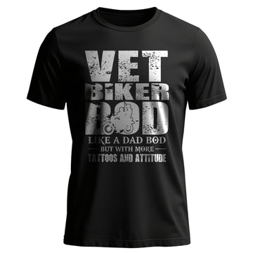 Vet Biker Bod Shirt Like A Dad Bod But T-Shirt