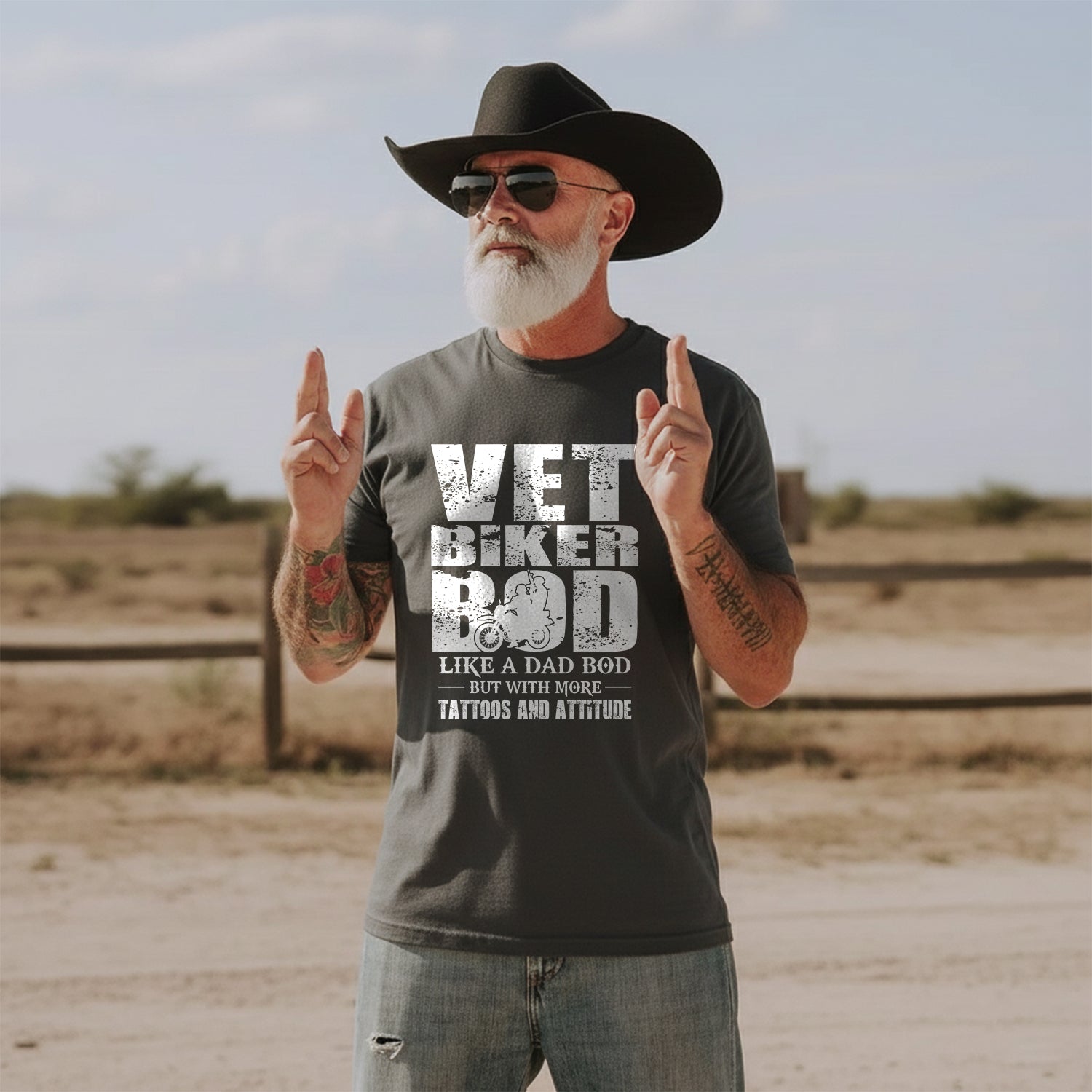 Vet Biker Bod Shirt Like A Dad Bod But T-Shirt