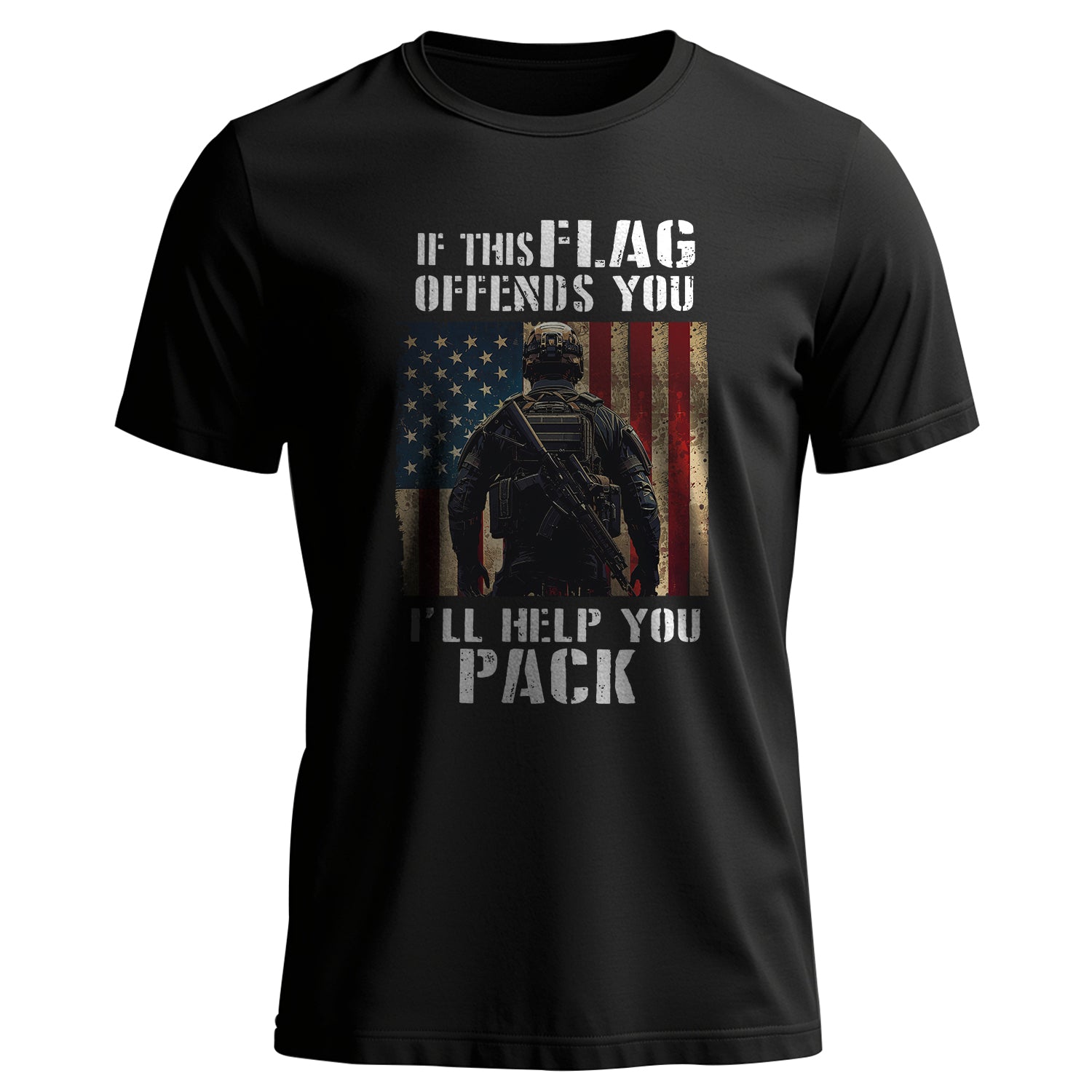 If This Flag Offends You I’ll Help You Pack T-Shirt
