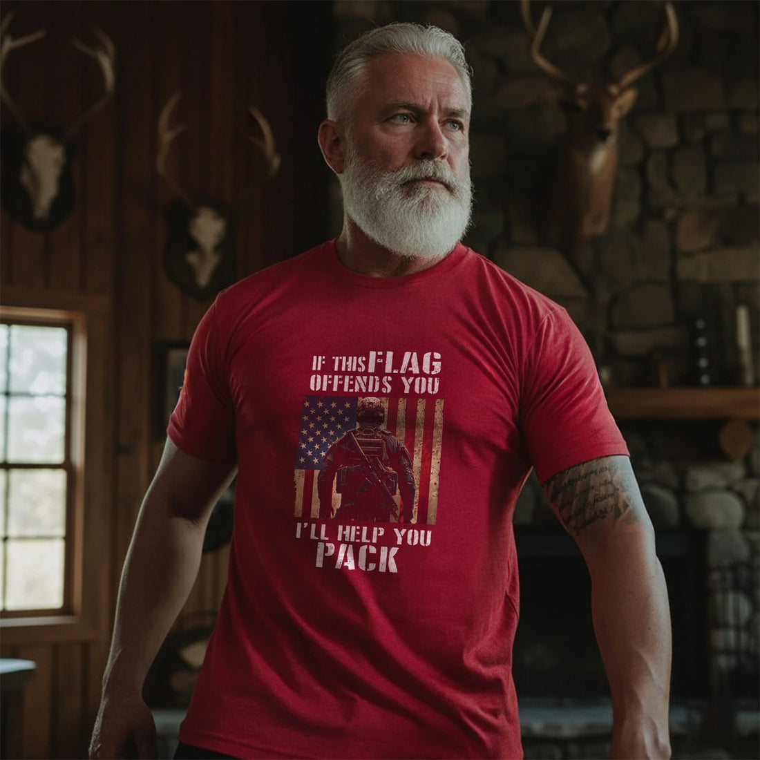 If This Flag Offends You I’ll Help You Pack T-Shirt