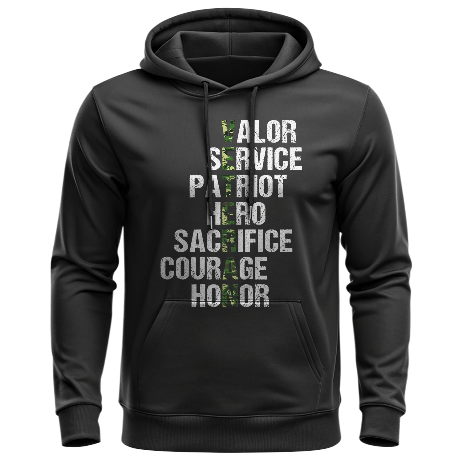 Valor Service Hero Sacrifice Courage Honor Hoodie