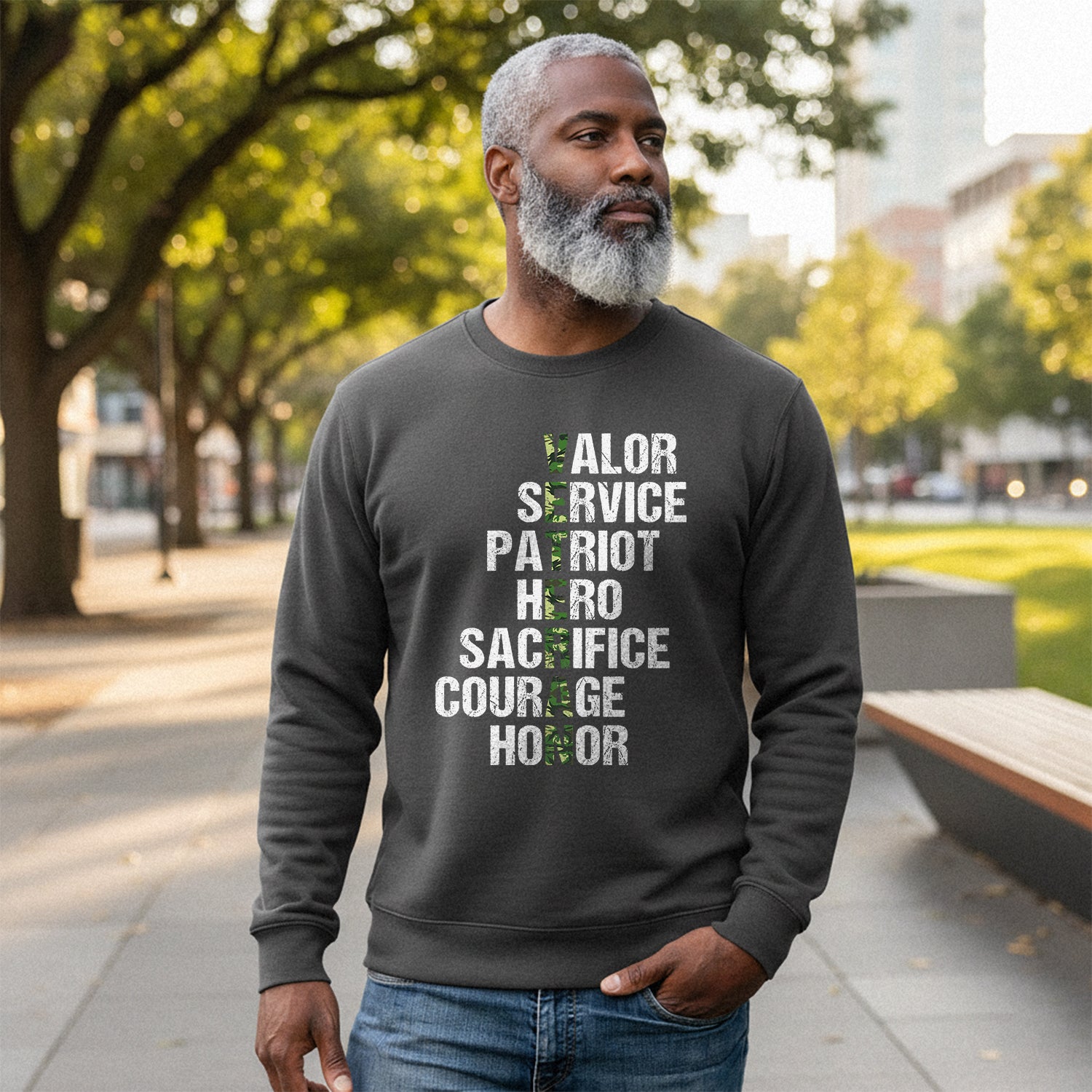 Valor Service Hero Sacrifice Courage Sweatshirt