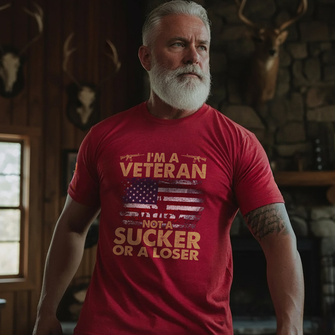 I'm a Veteran Not a Sucker Not a Loser T-Shirt