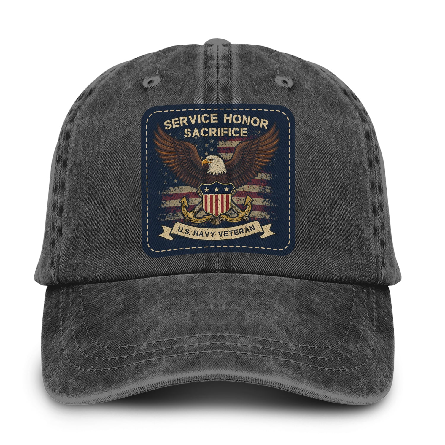 U.S. Navy Veteran Proud Defender Baseball Cap