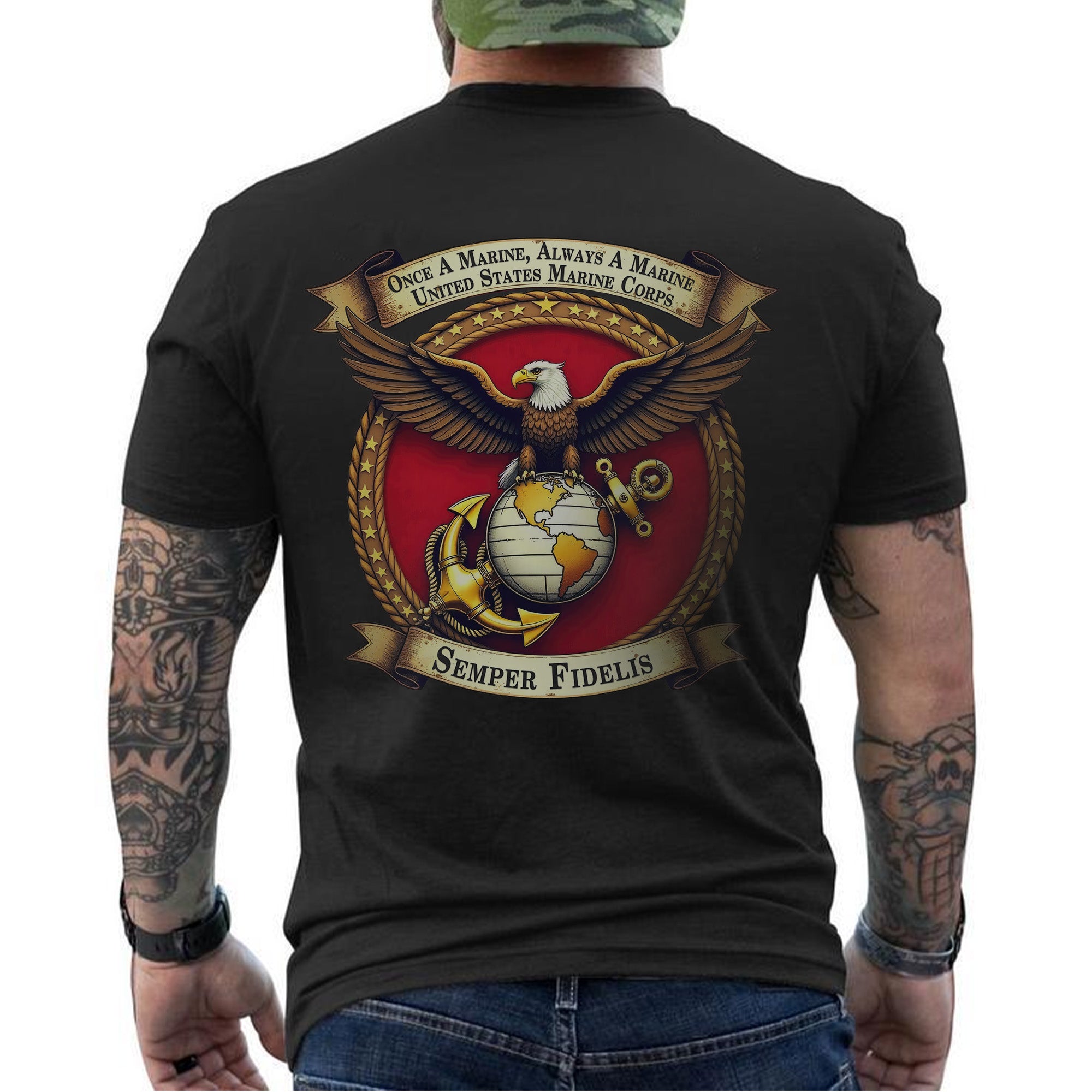 Once a Marine Always a Marine United T-Shirt