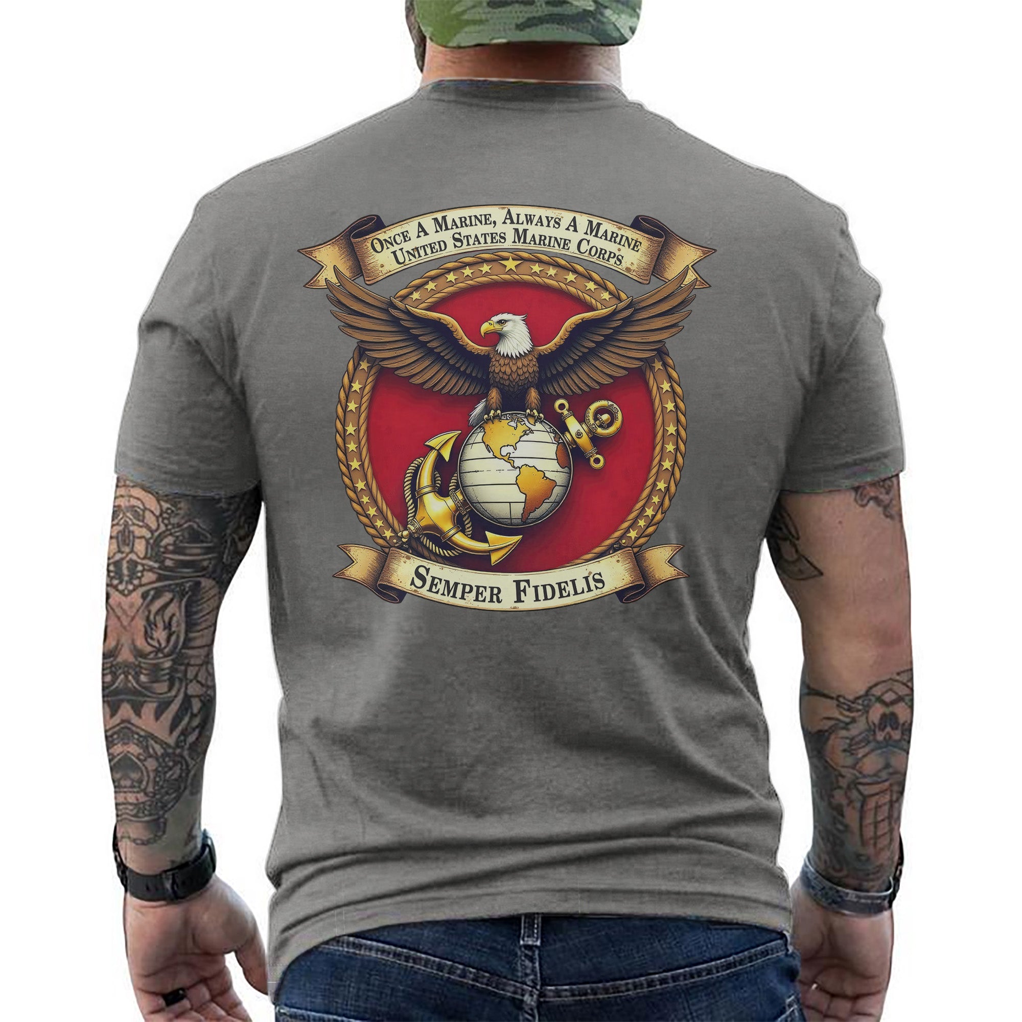 Once a Marine Always a Marine United T-Shirt