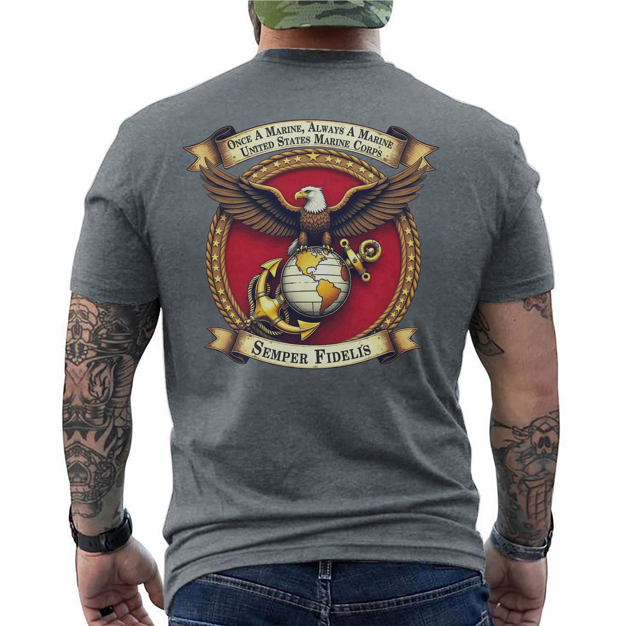 Once a Marine Always a Marine United T-Shirt