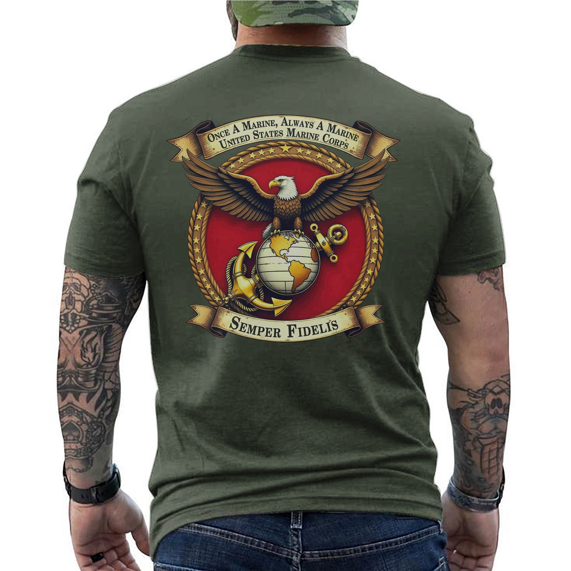 Once a Marine Always a Marine United T-Shirt