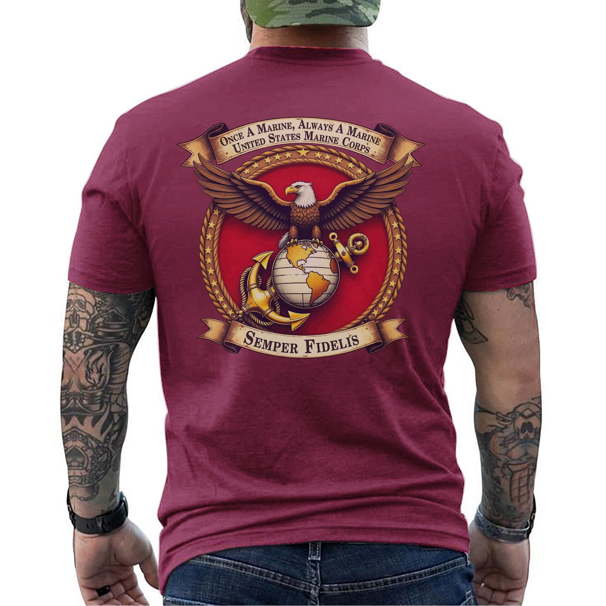 Once a Marine Always a Marine United T-Shirt