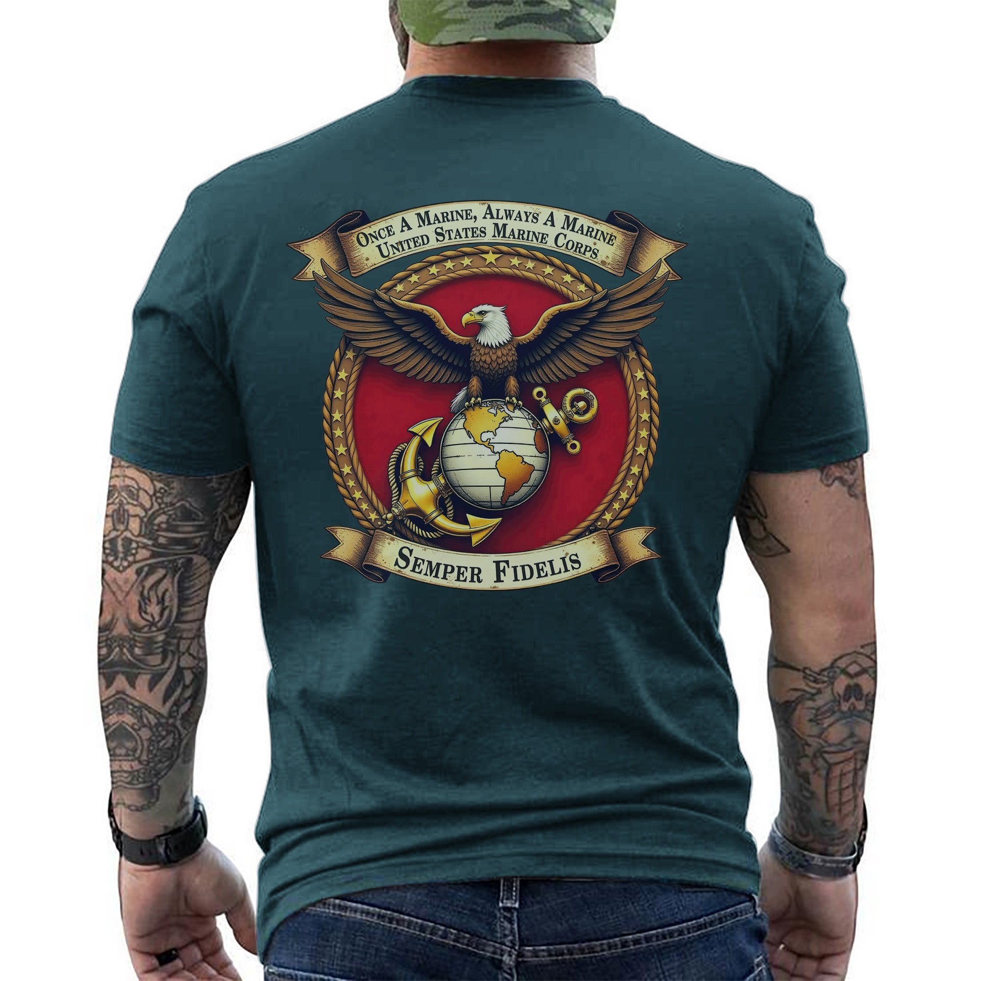 Once a Marine Always a Marine United T-Shirt