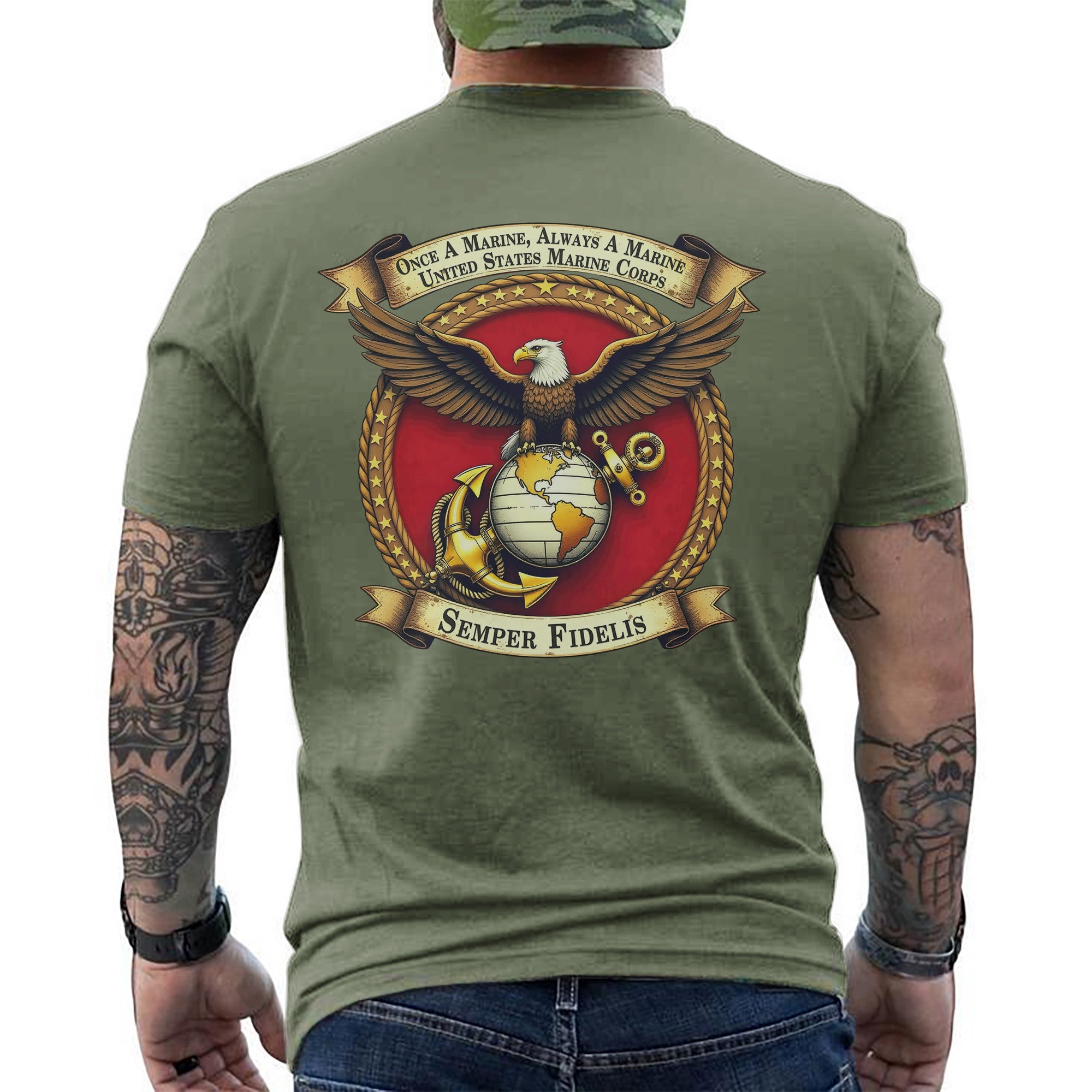 Once a Marine Always a Marine United T-Shirt