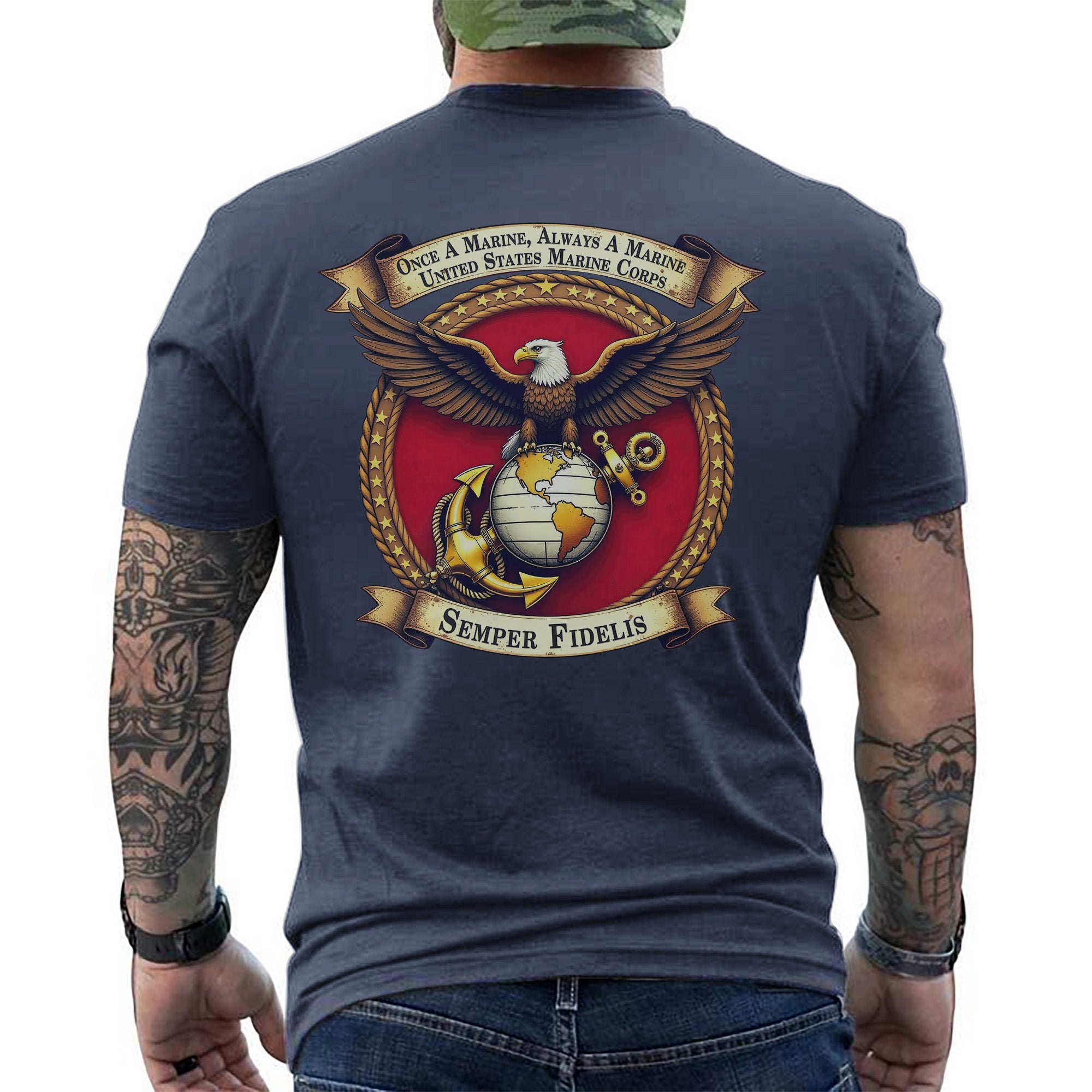 Once a Marine Always a Marine United T-Shirt
