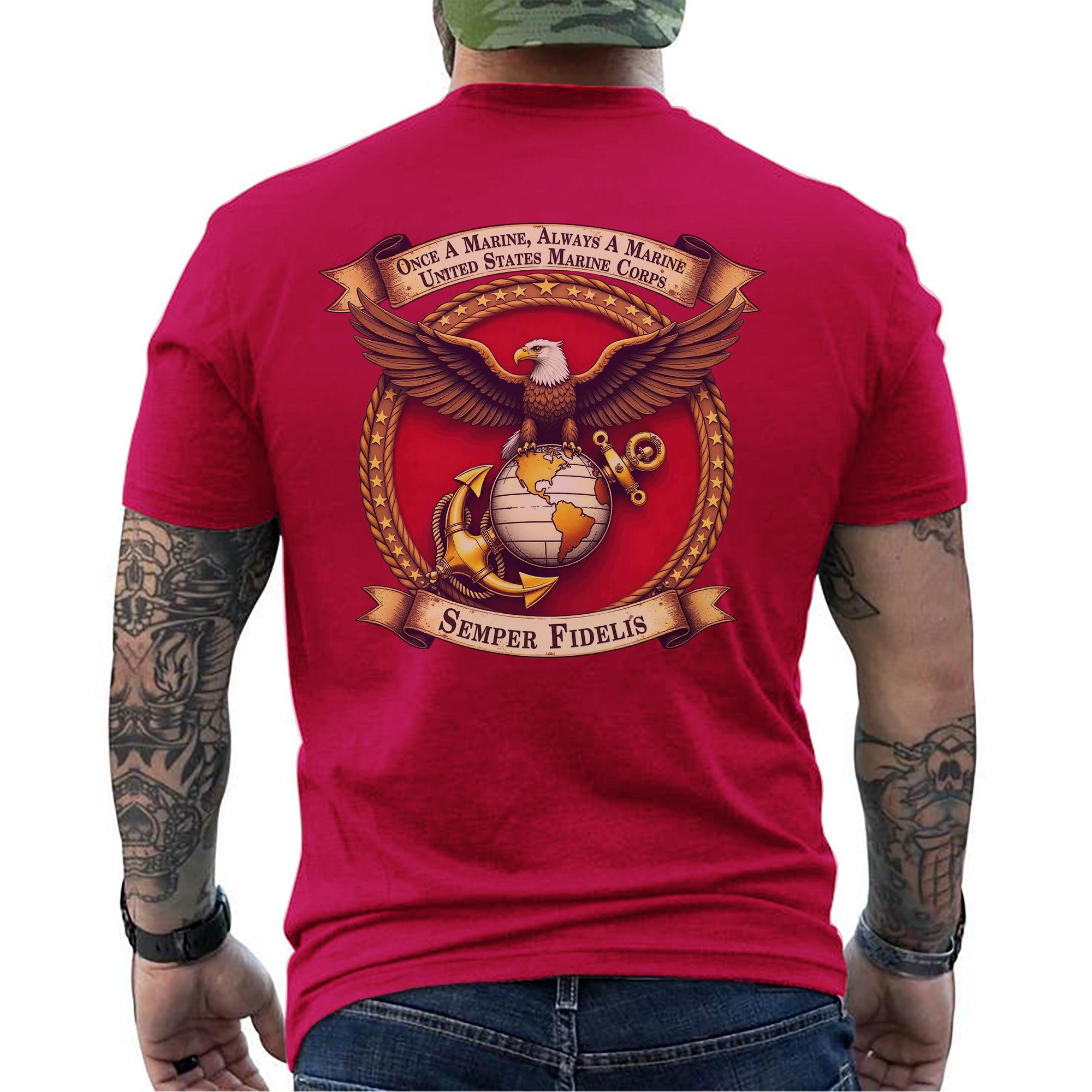Once a Marine Always a Marine United T-Shirt