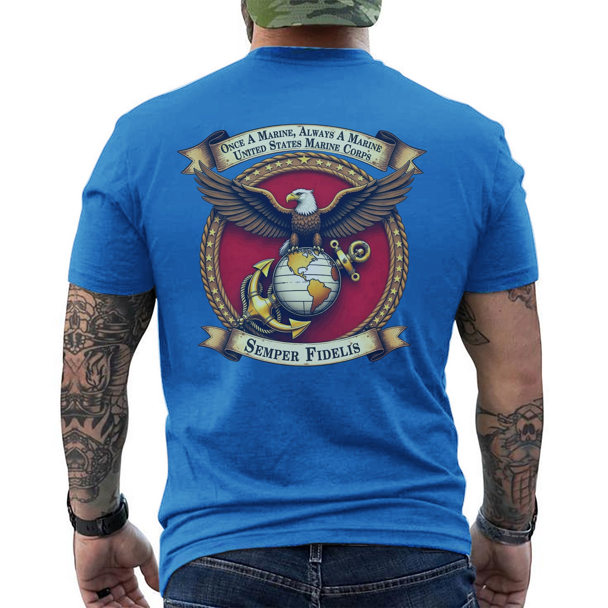 Once a Marine Always a Marine United T-Shirt
