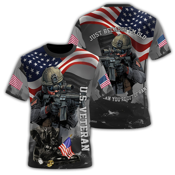 U.S. Sniper I’m Old Doesn’t All-over Print T-Shirt