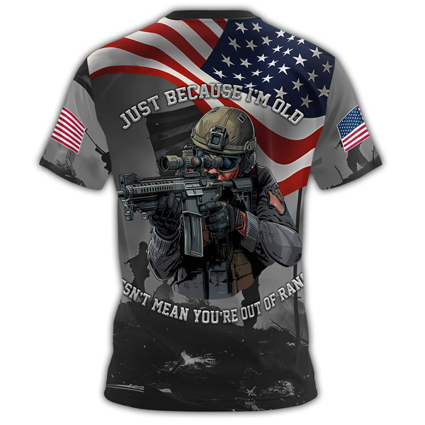 U.S. Sniper I’m Old Doesn’t All-over Print T-Shirt