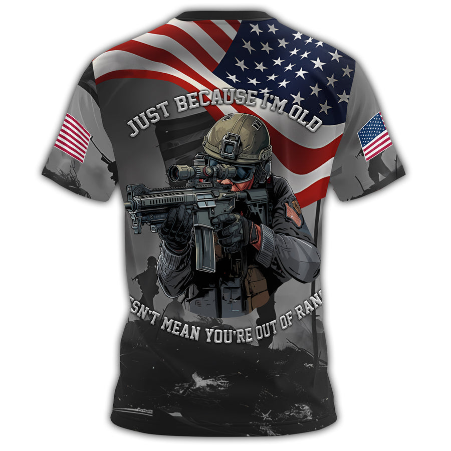 U.S. Sniper I’m Old Doesn’t All-over Print T-Shirt