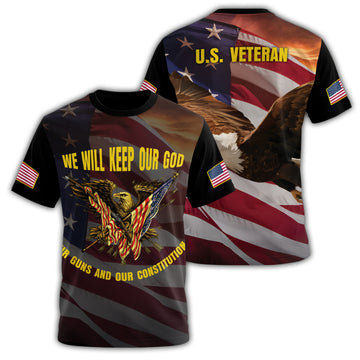 We Will Keep Our God Guns All-over Print T-Shirt