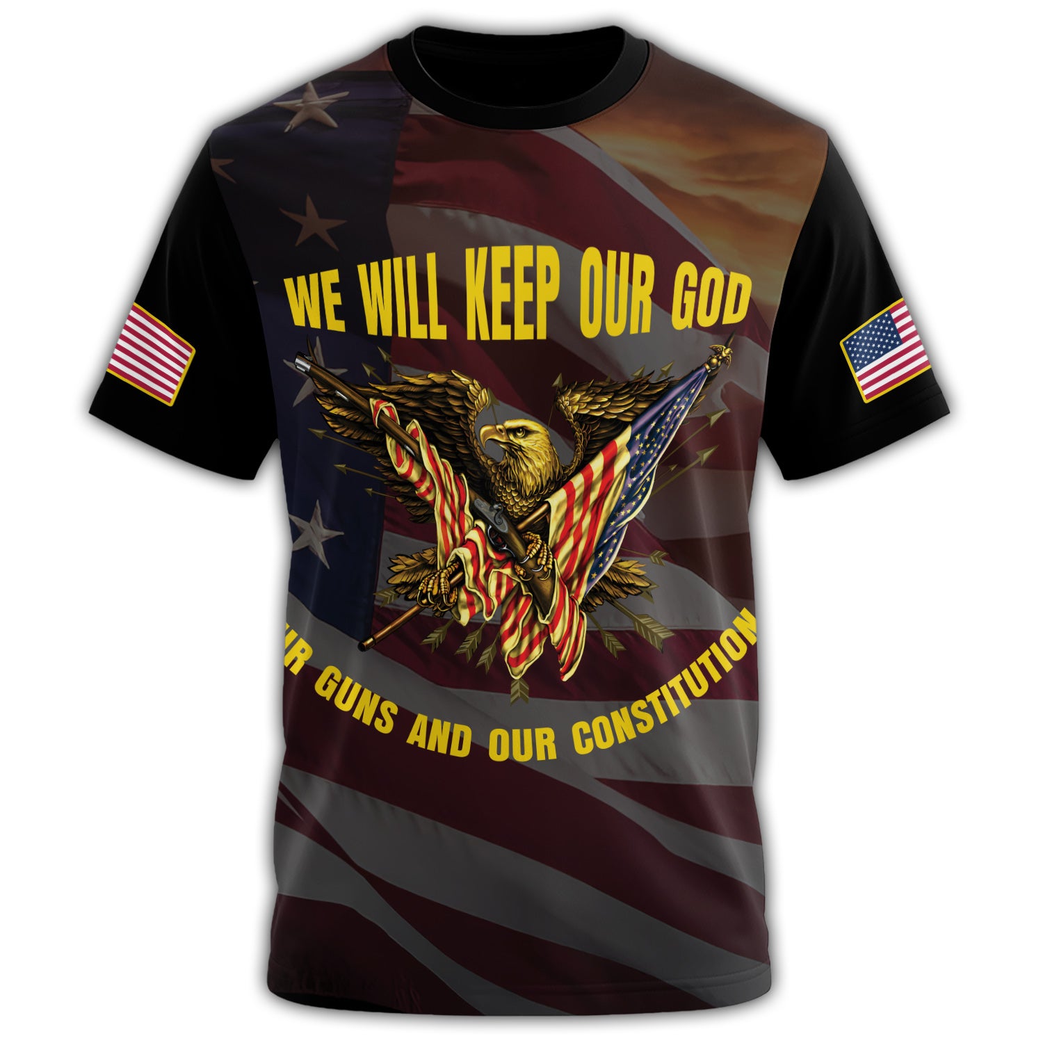 We Will Keep Our God Guns All-over Print T-Shirt Secondary image