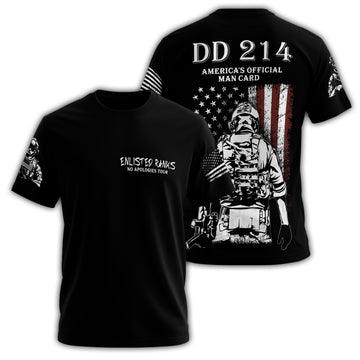 DD-214 America’s Official All-over Print T-Shirt