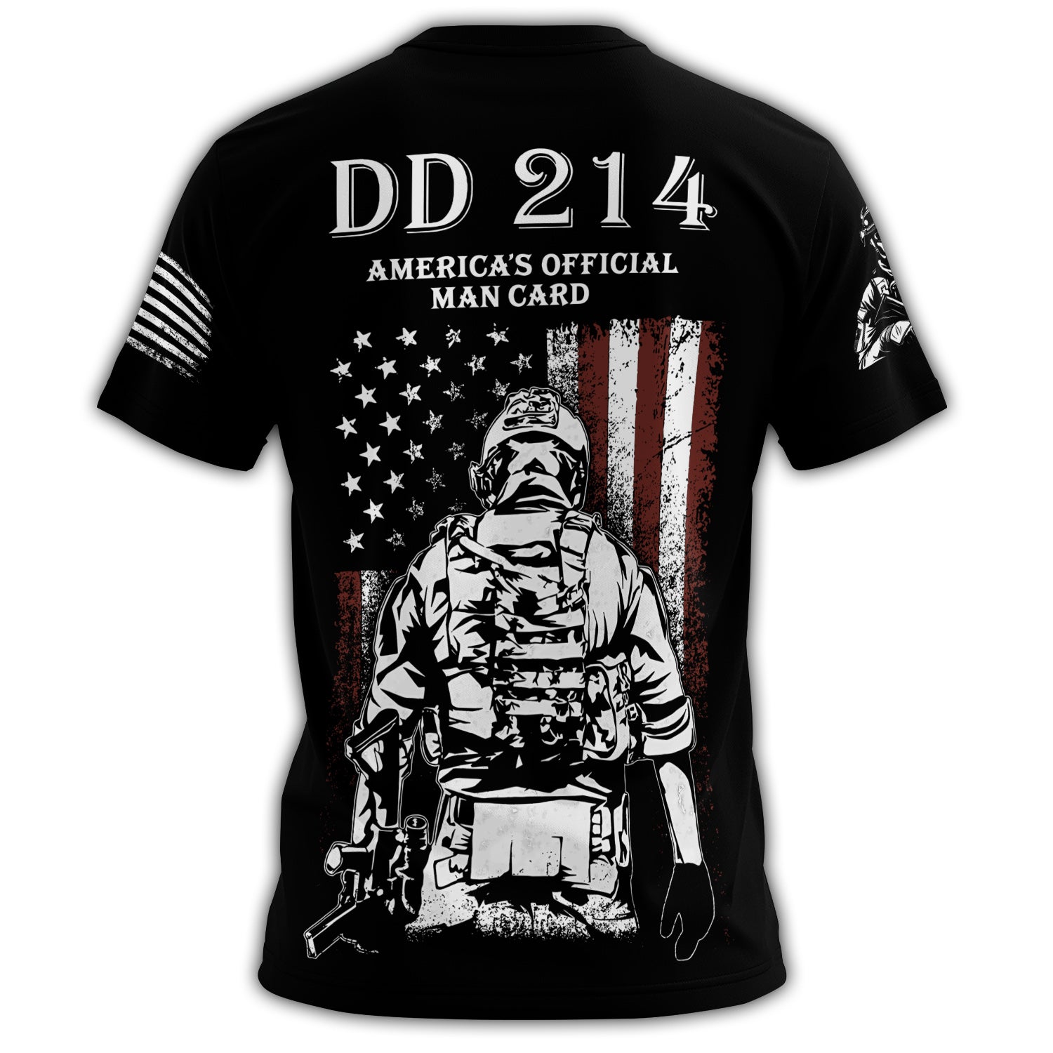 DD-214 America’s Official All-over Print T-Shirt