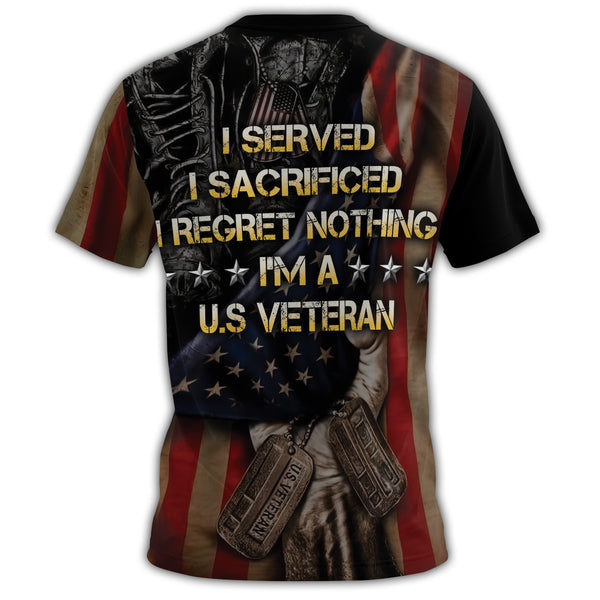 Home of the Free Because of All-over Print T-Shirt