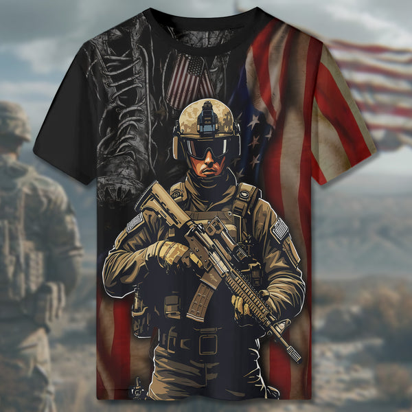I Prefer Peace If Trouble All-over Print T-Shirt